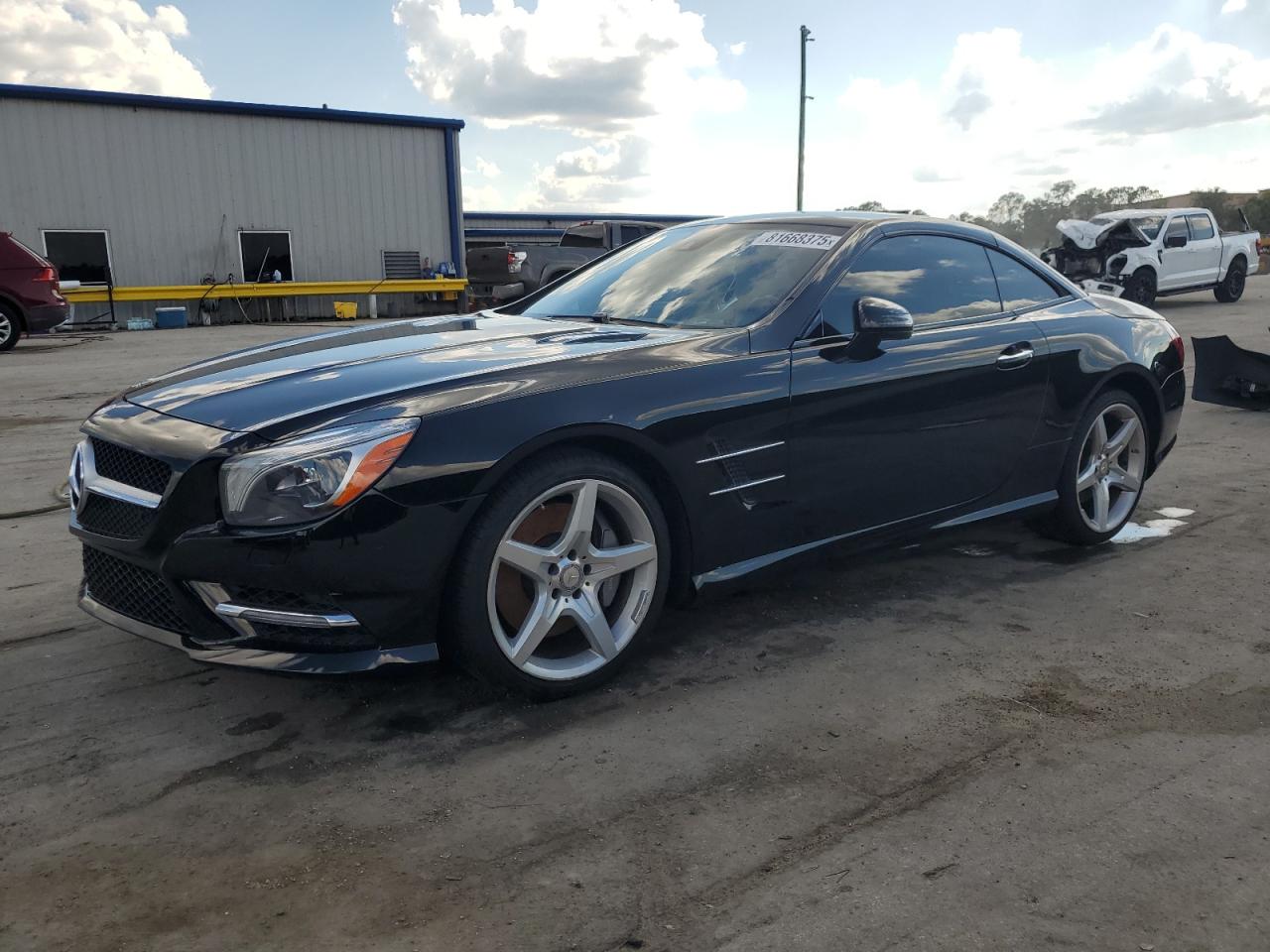 2014 Mercedes-benz Sl 550 Black vin: WDDJK7DA4EF025892