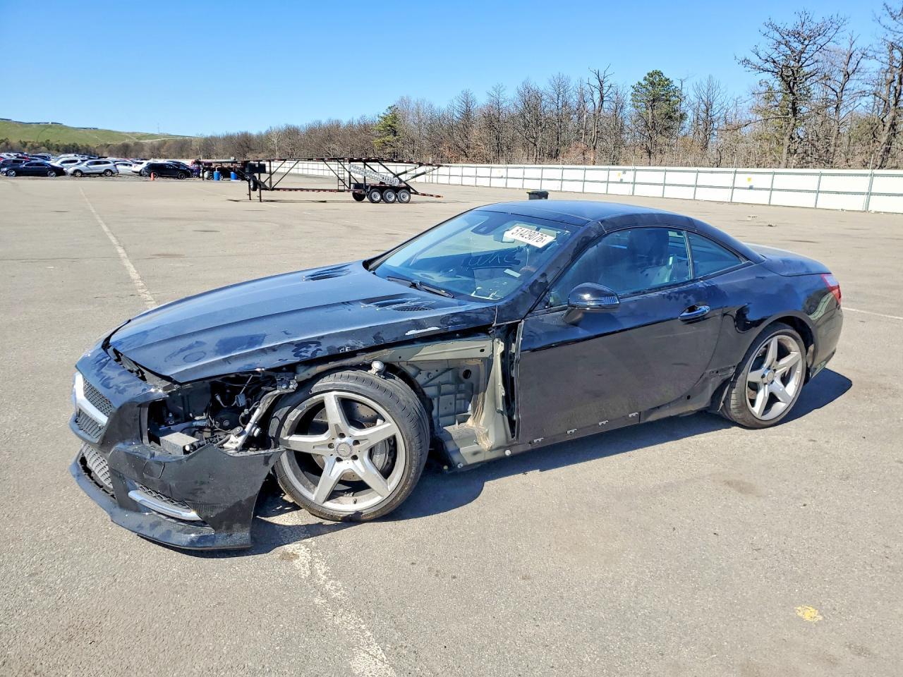2014 Mercedes-benz Sl 550 Black vin: WDDJK7DA4EF026069