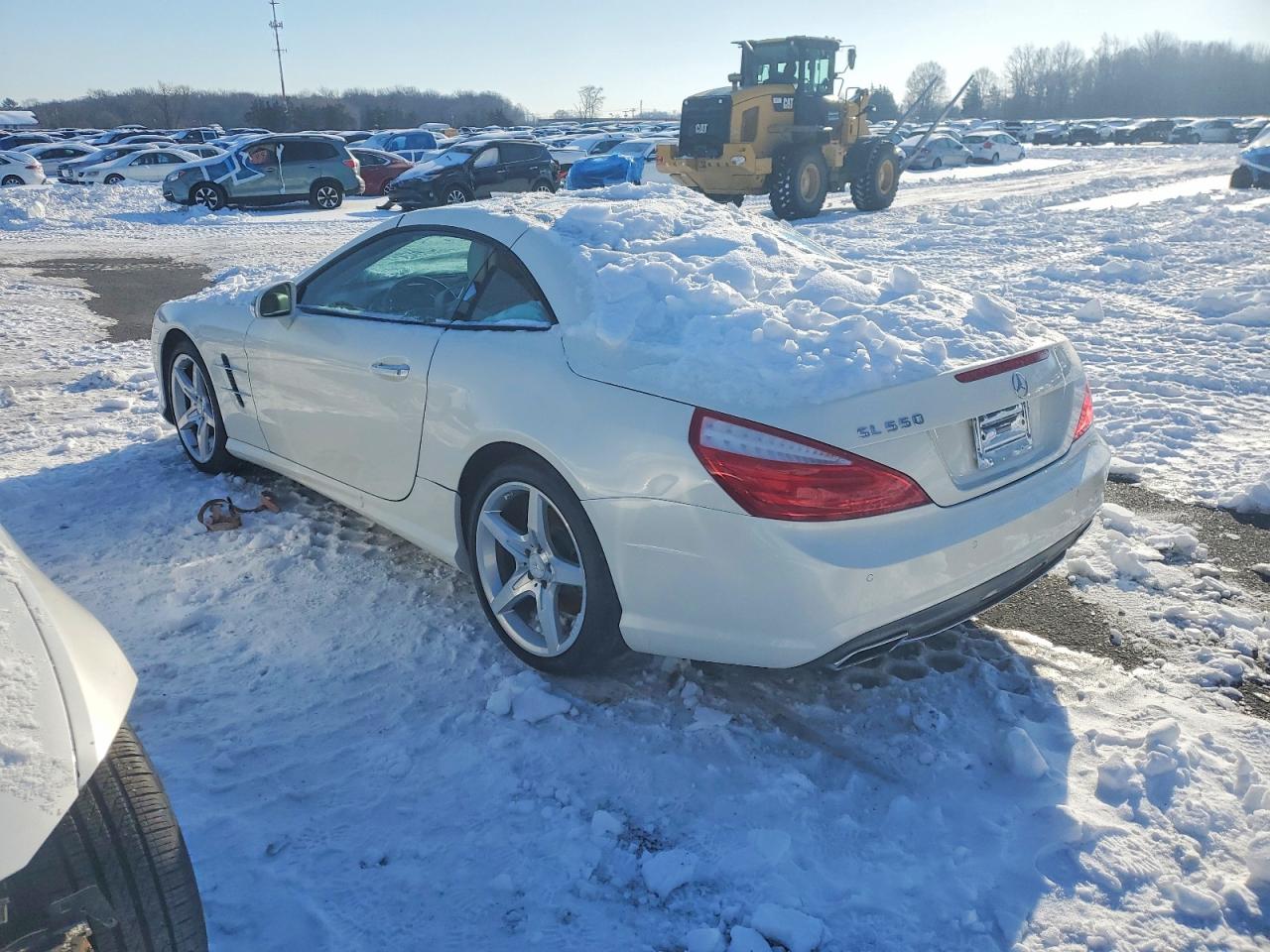 2014 Mercedes-benz Sl 550 White vin: WDDJK7DA5EF022144