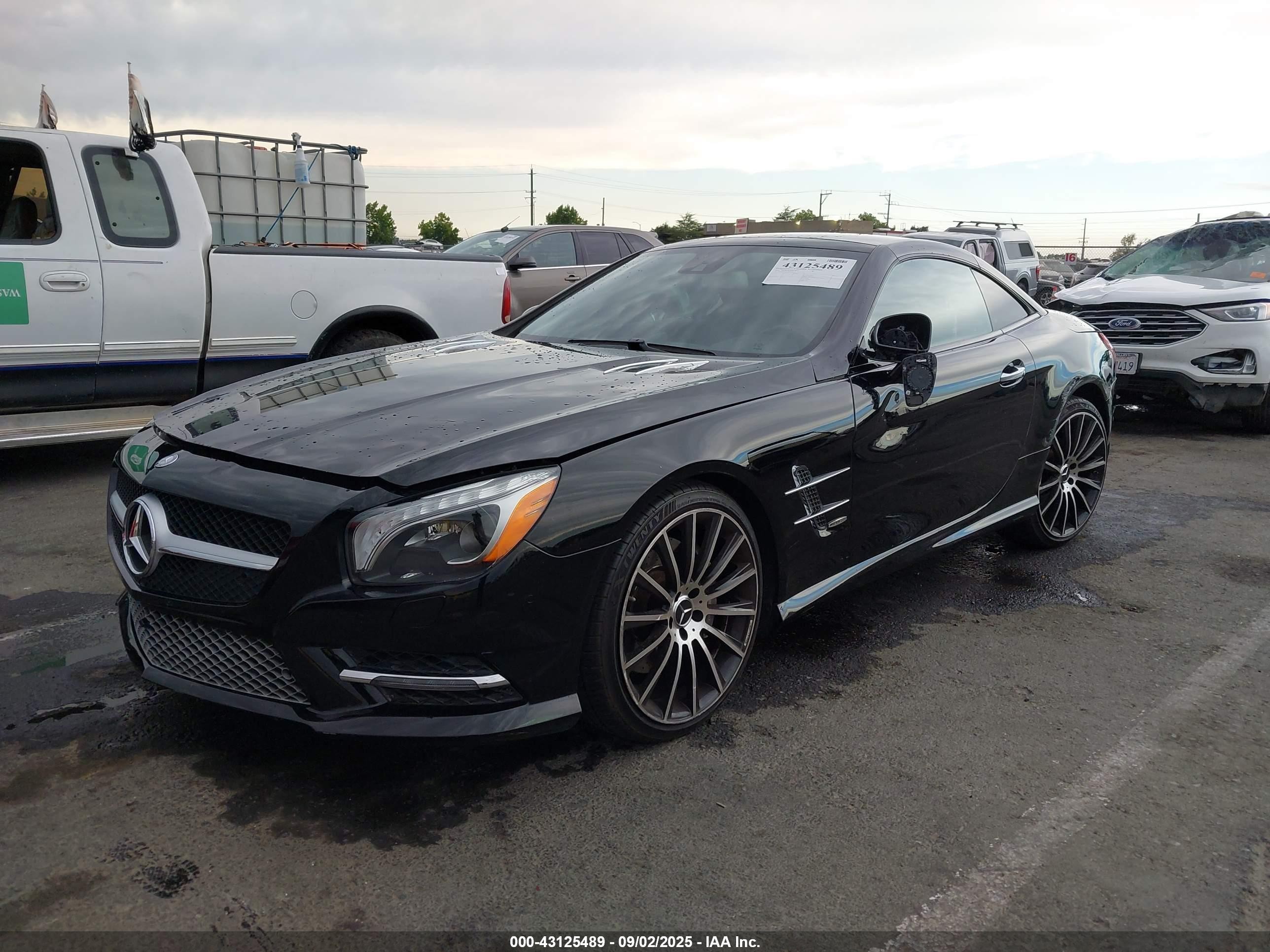2014 Mercedes-benz Sl 550   Black vin: WDDJK7DA5EF028526