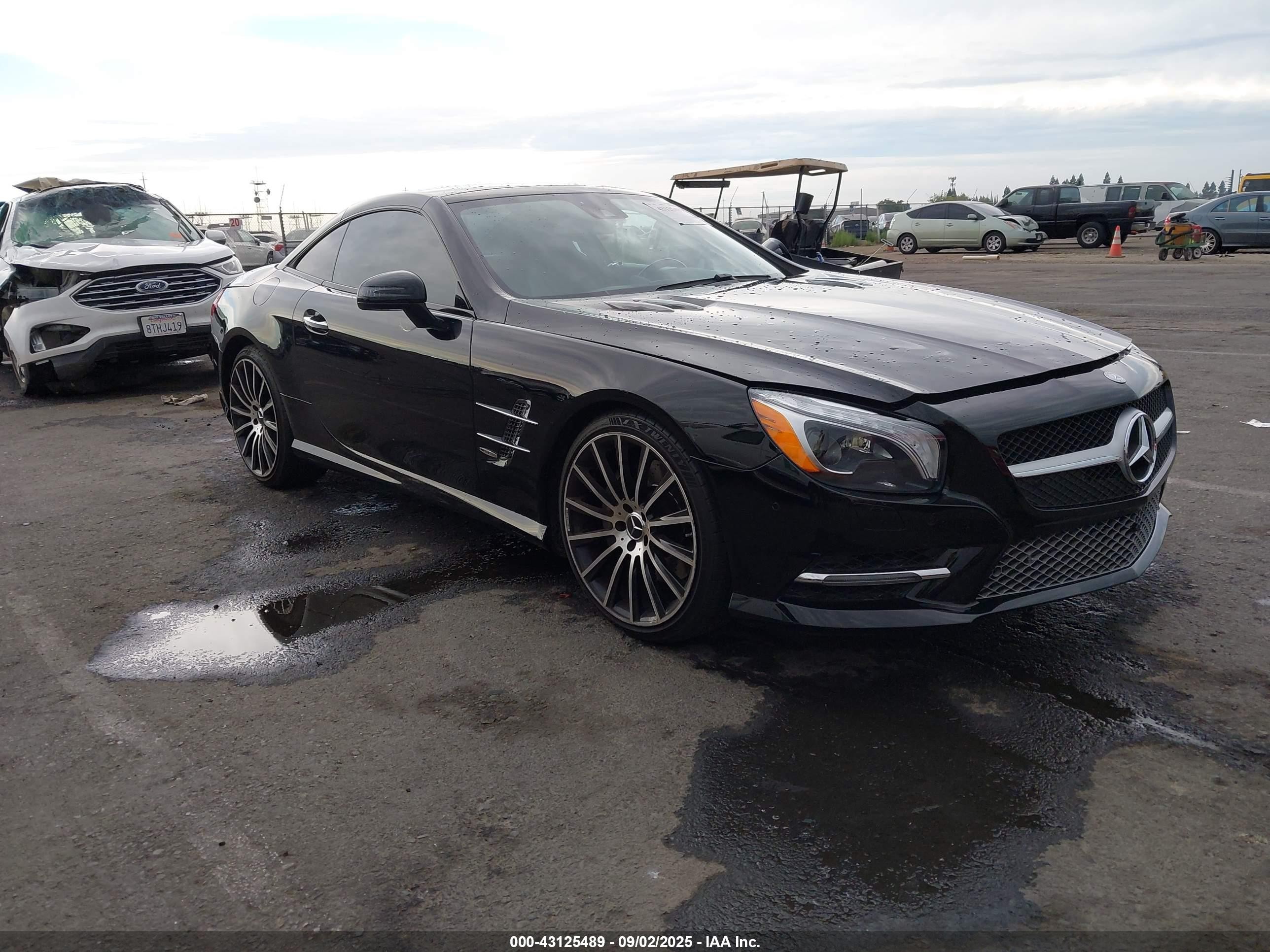 2014 Mercedes-benz Sl 550   Black vin: WDDJK7DA5EF028526
