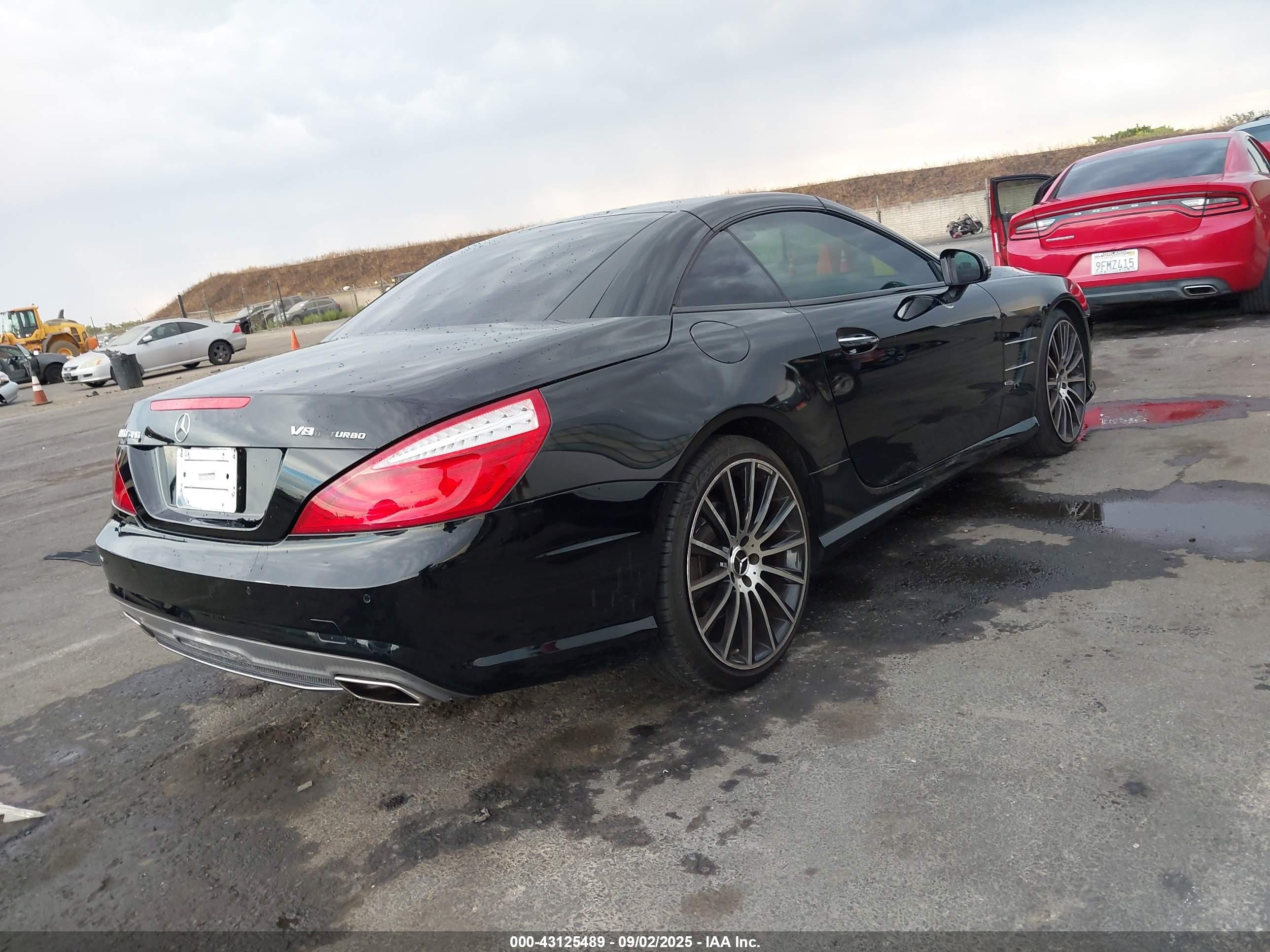2014 Mercedes-benz Sl 550   Black vin: WDDJK7DA5EF028526