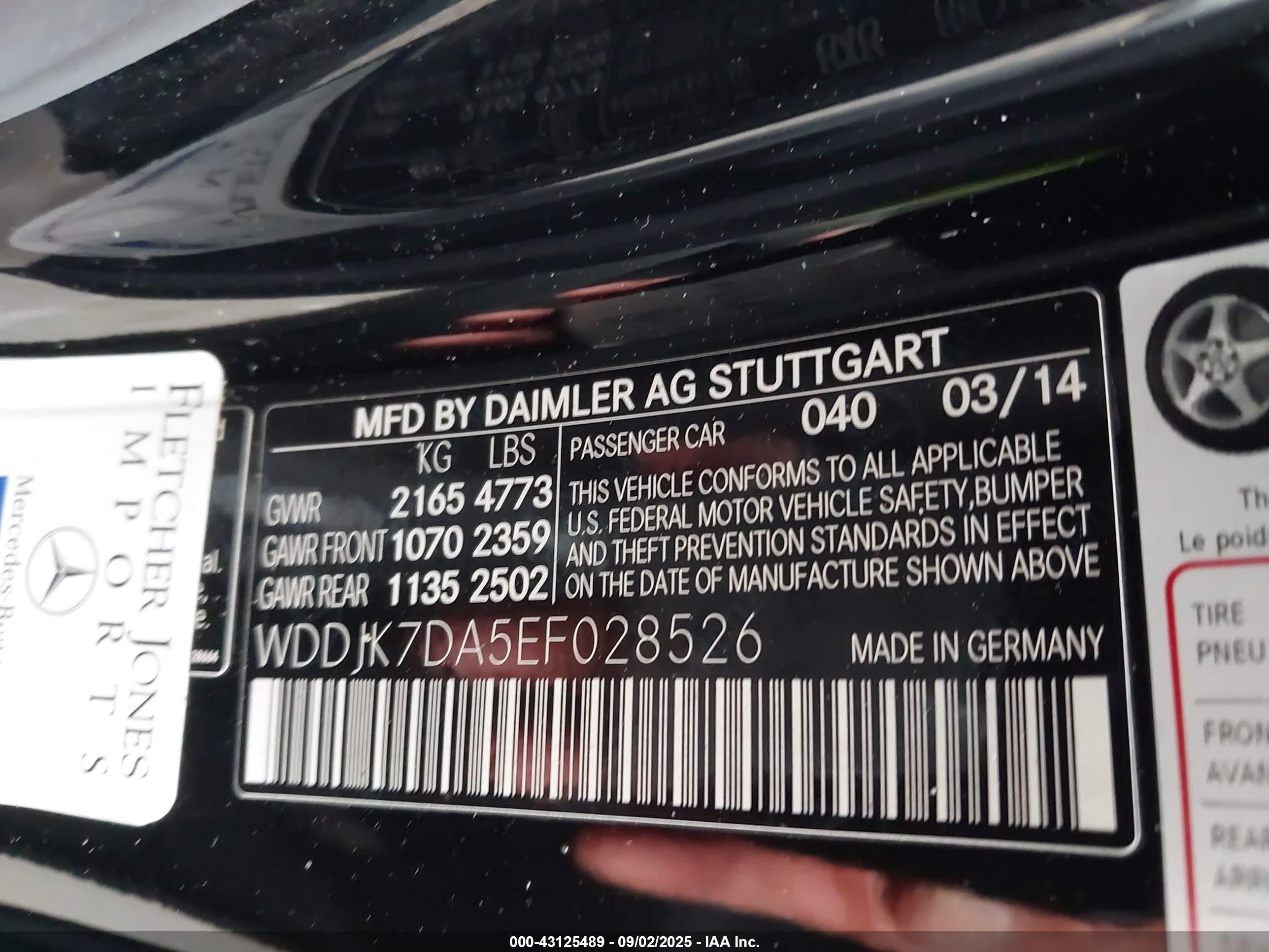 2014 Mercedes-benz Sl 550   Black vin: WDDJK7DA5EF028526