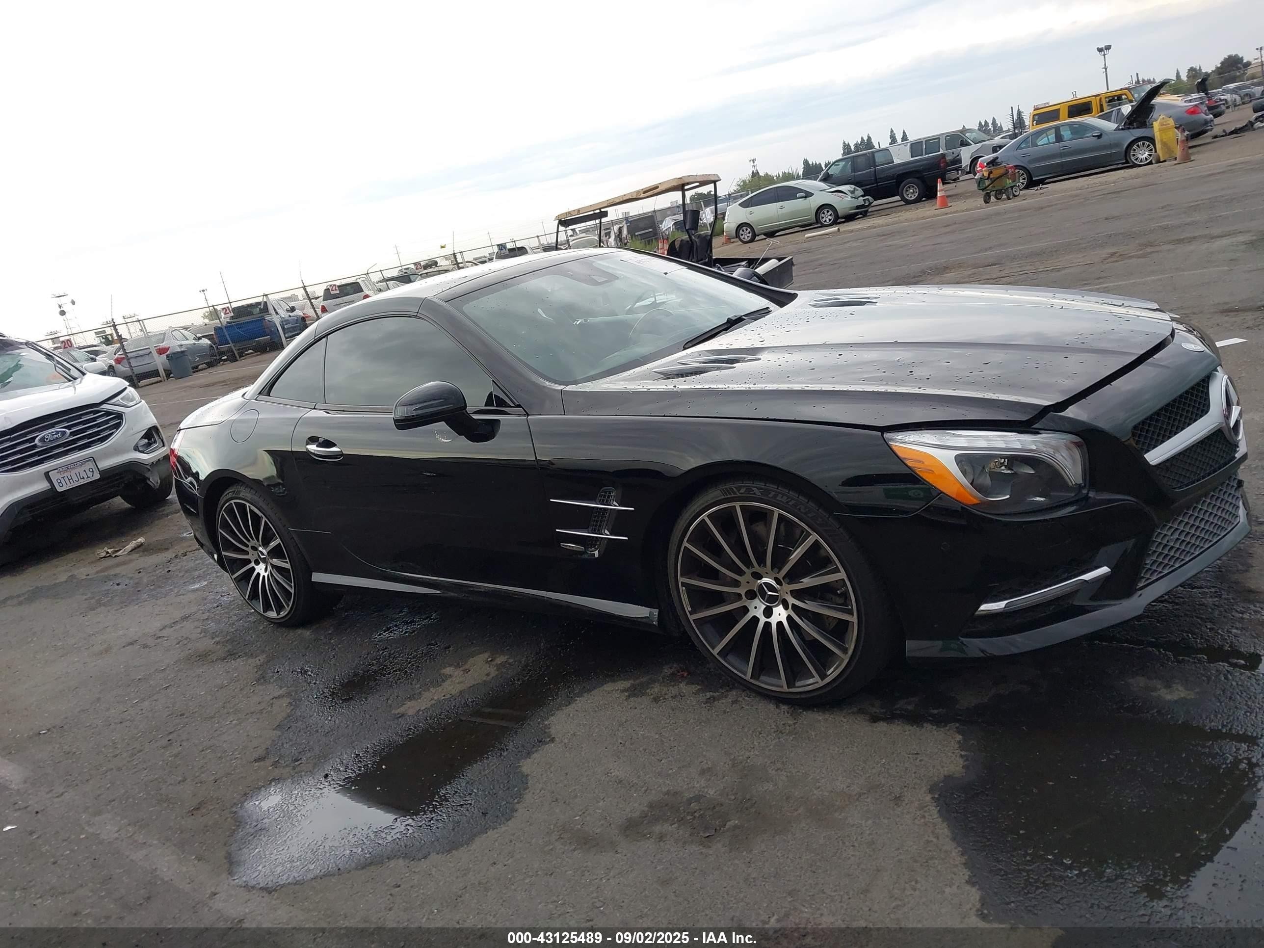 2014 Mercedes-benz Sl 550   Black vin: WDDJK7DA5EF028526