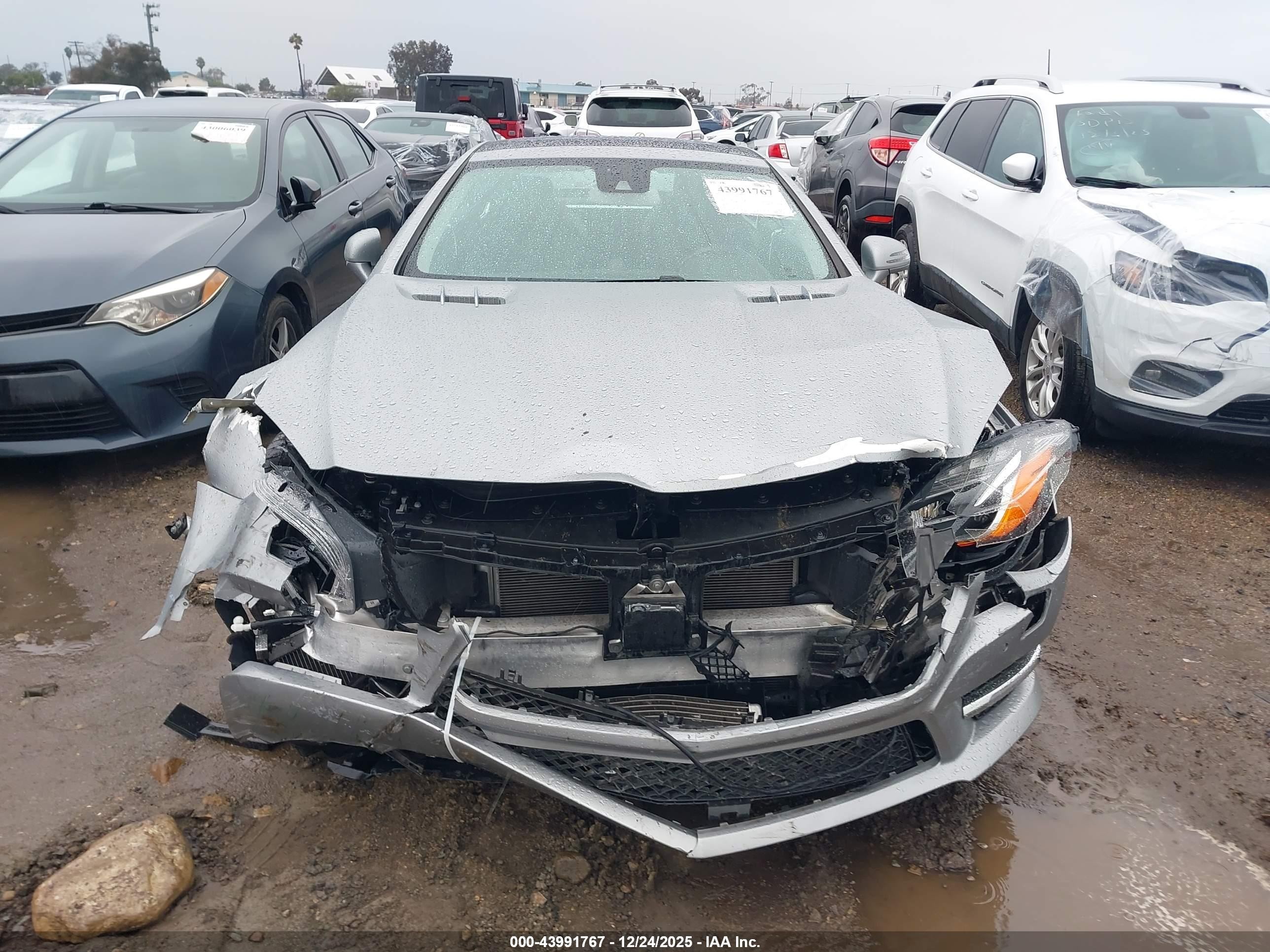 2014 Mercedes-benz Sl 550   Серый vin: WDDJK7DA5EF029093