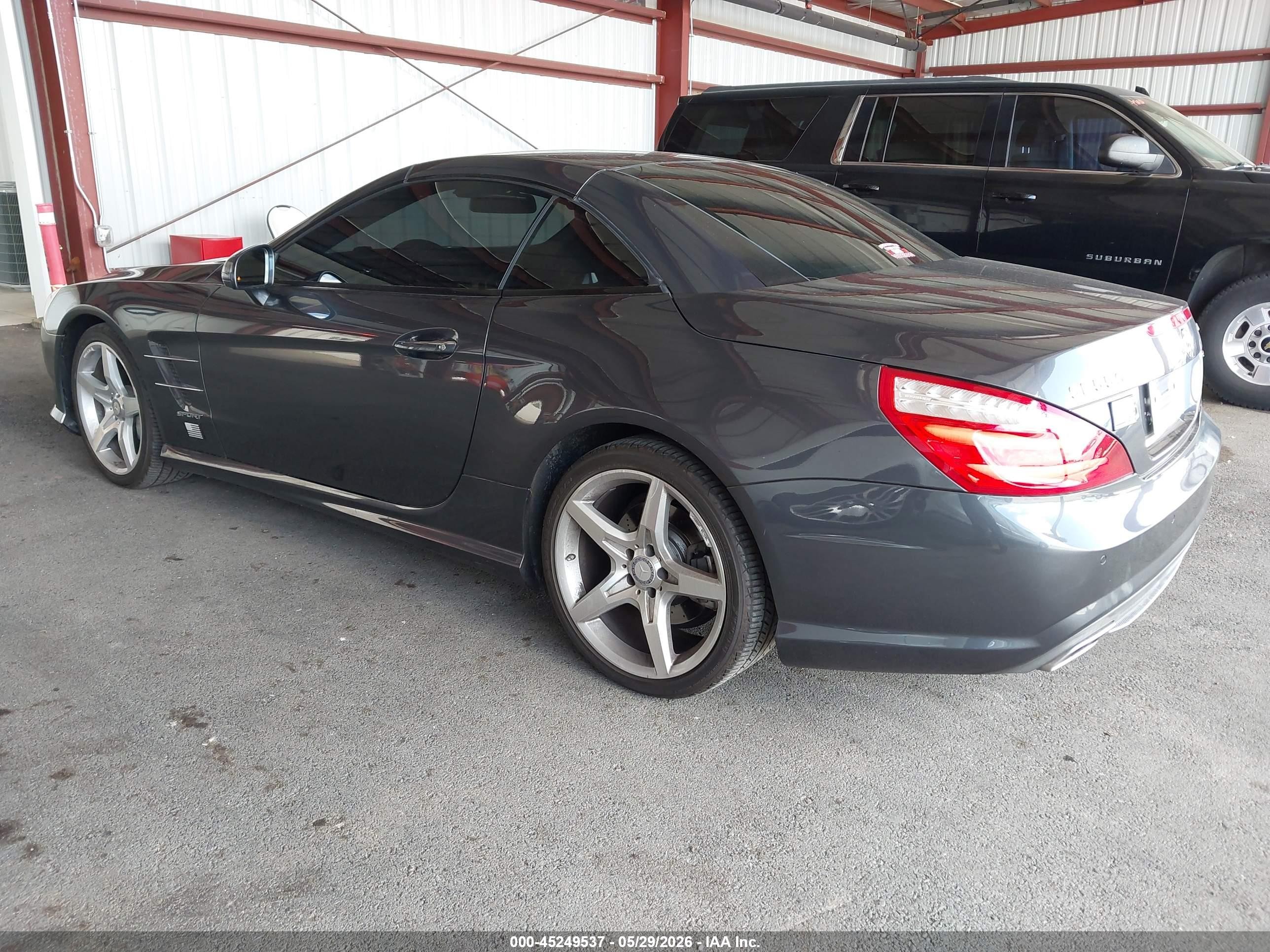 2013 Mercedes-benz Sl 550   Gray vin: WDDJK7DA6DF021146
