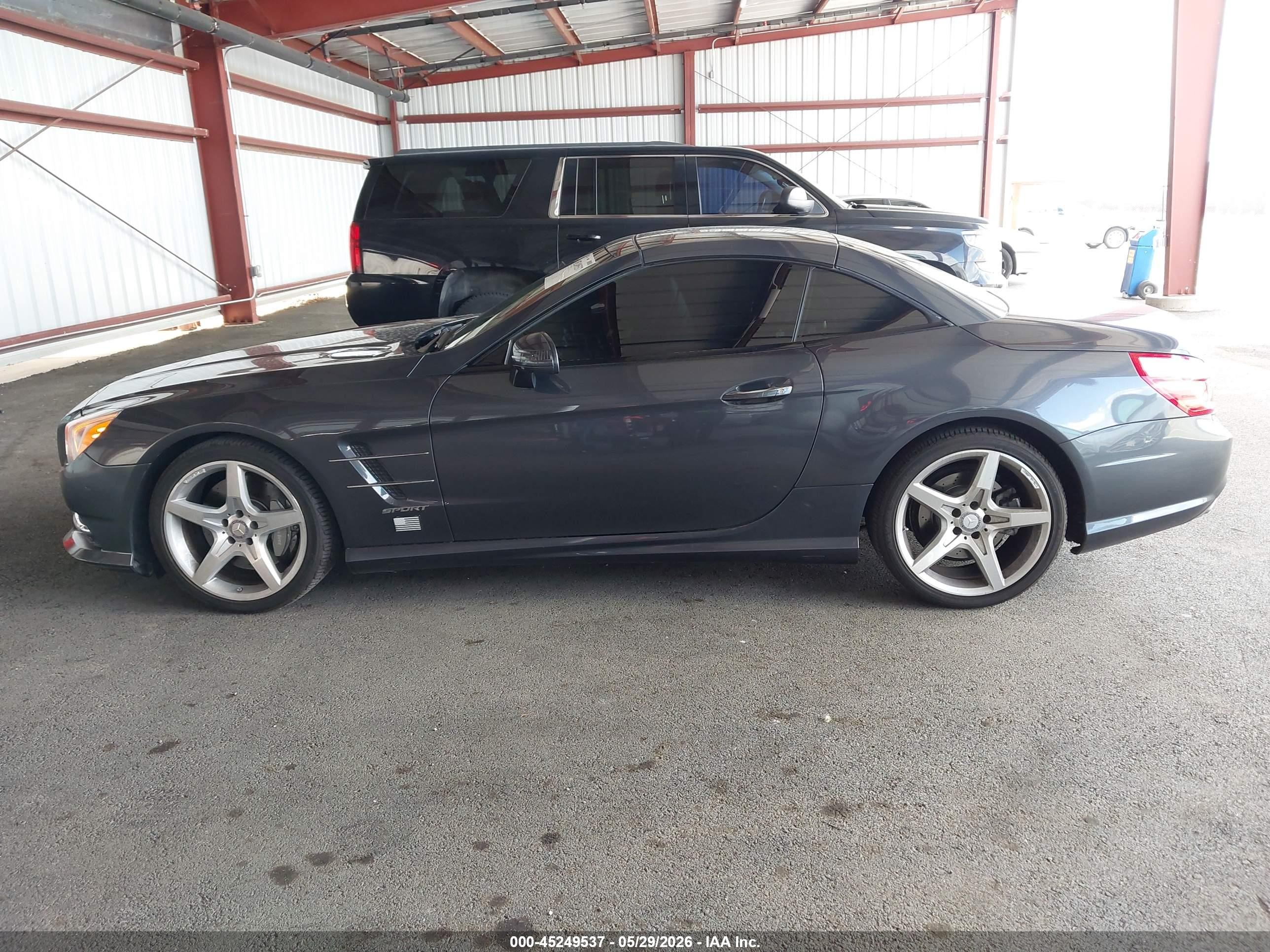 2013 Mercedes-benz Sl 550   Gray vin: WDDJK7DA6DF021146