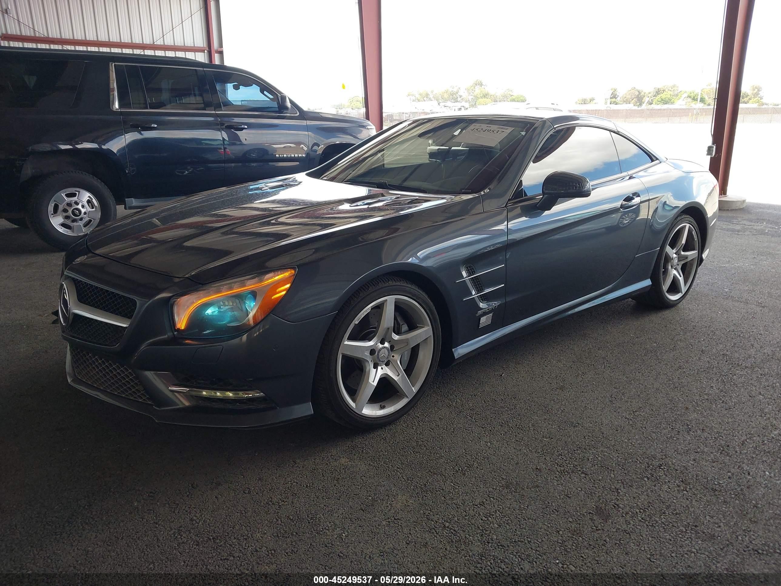 2013 Mercedes-benz Sl 550   Gray vin: WDDJK7DA6DF021146