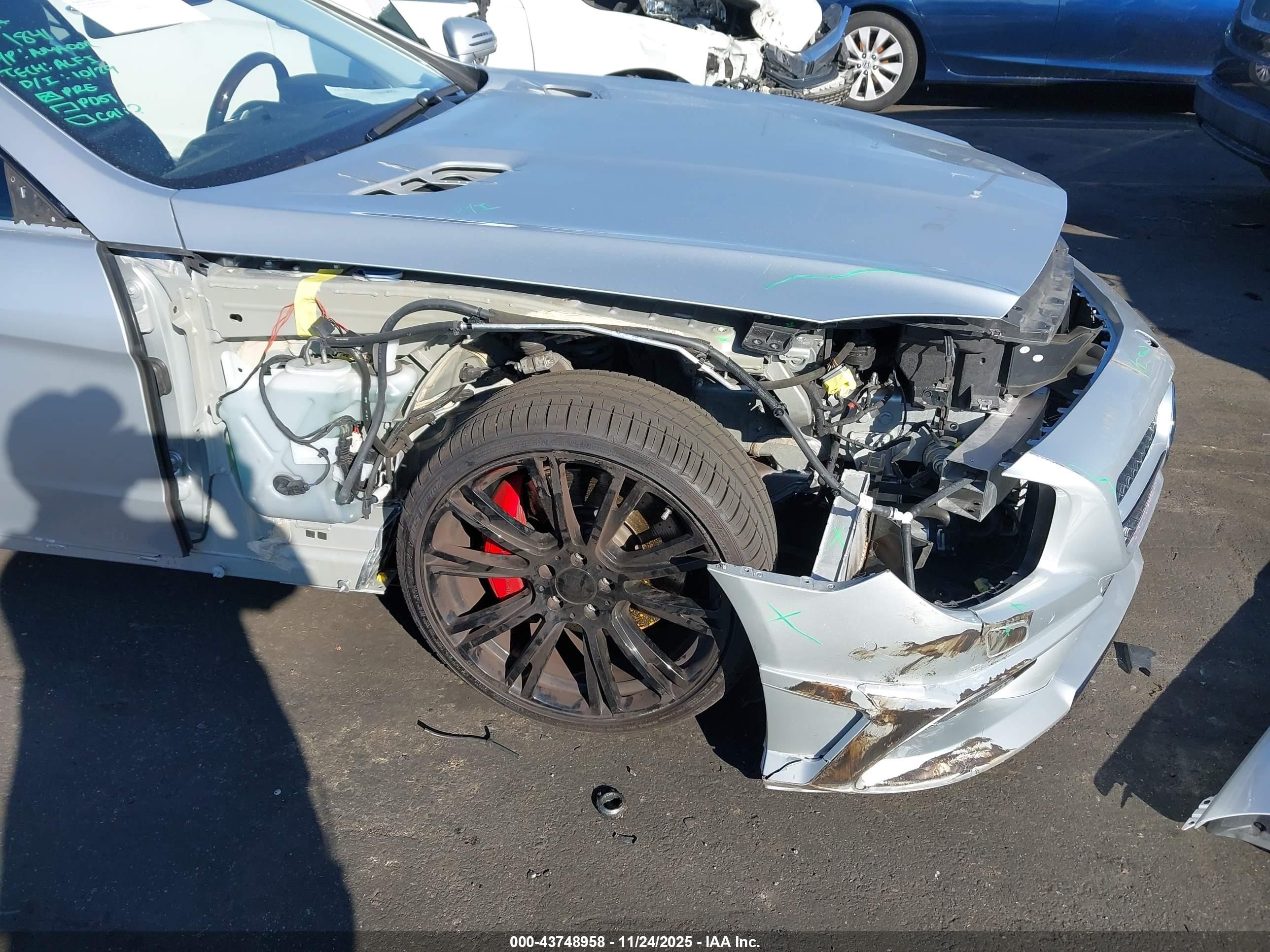 2014 Mercedes-benz Sl 550   Silver vin: WDDJK7DA6EF023318