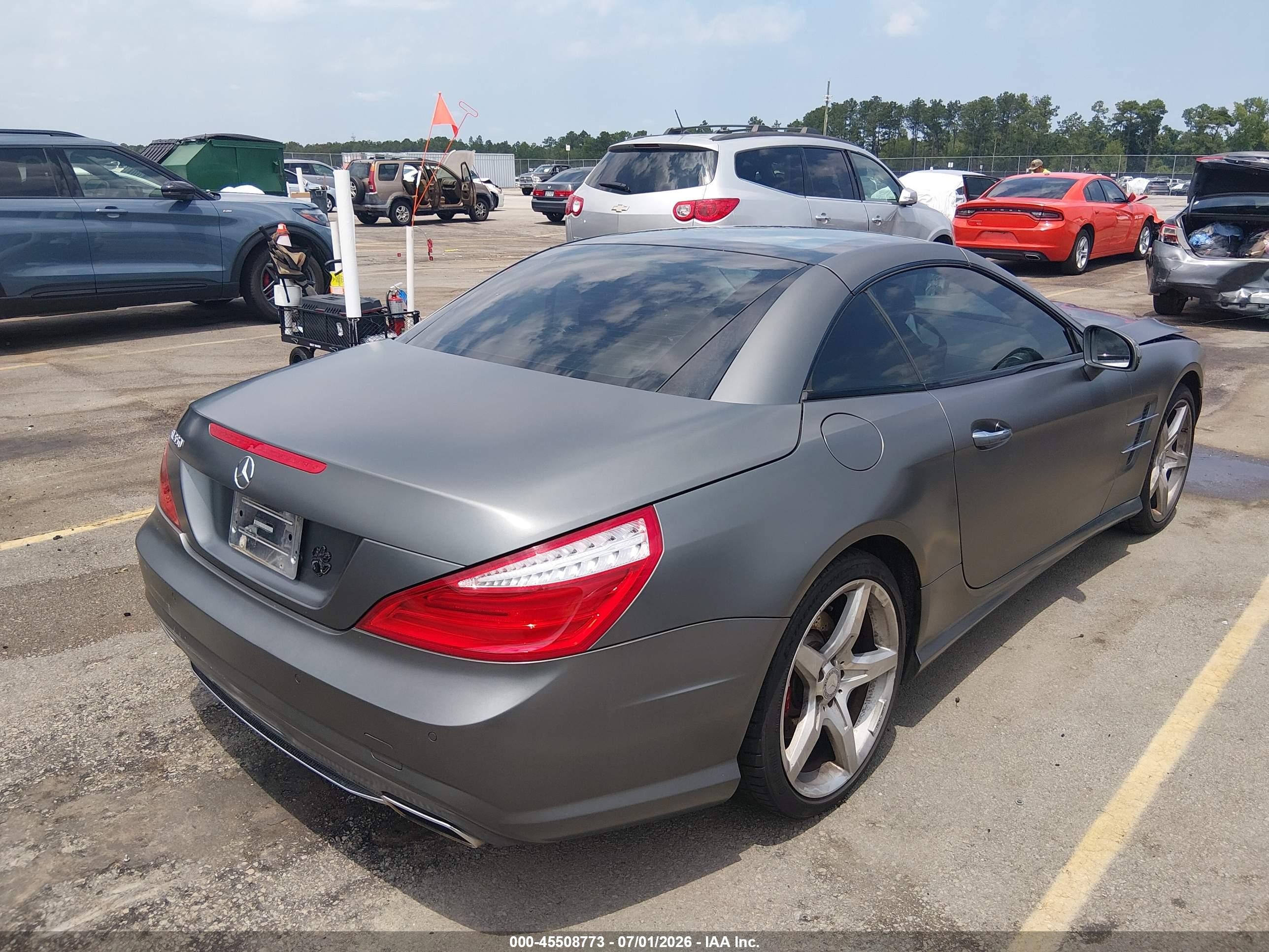 2014 Mercedes-benz Sl 550   Gray vin: WDDJK7DA6EF024291
