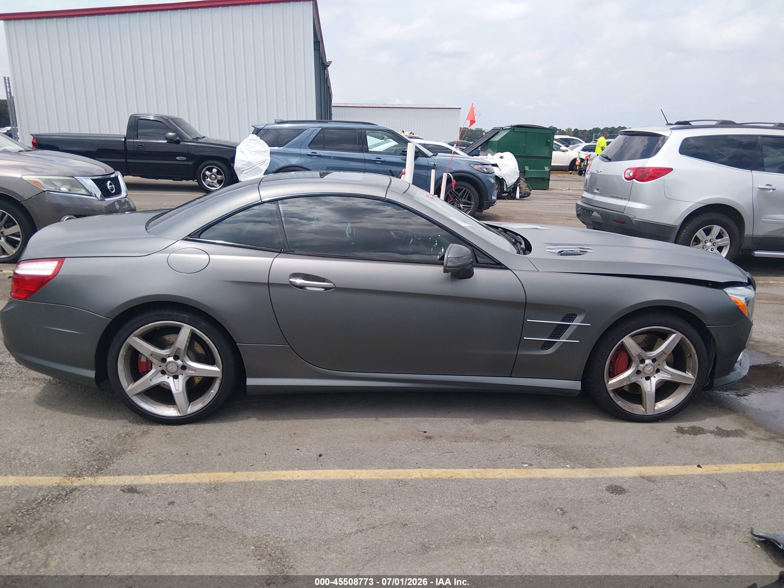 2014 Mercedes-benz Sl 550   Gray vin: WDDJK7DA6EF024291