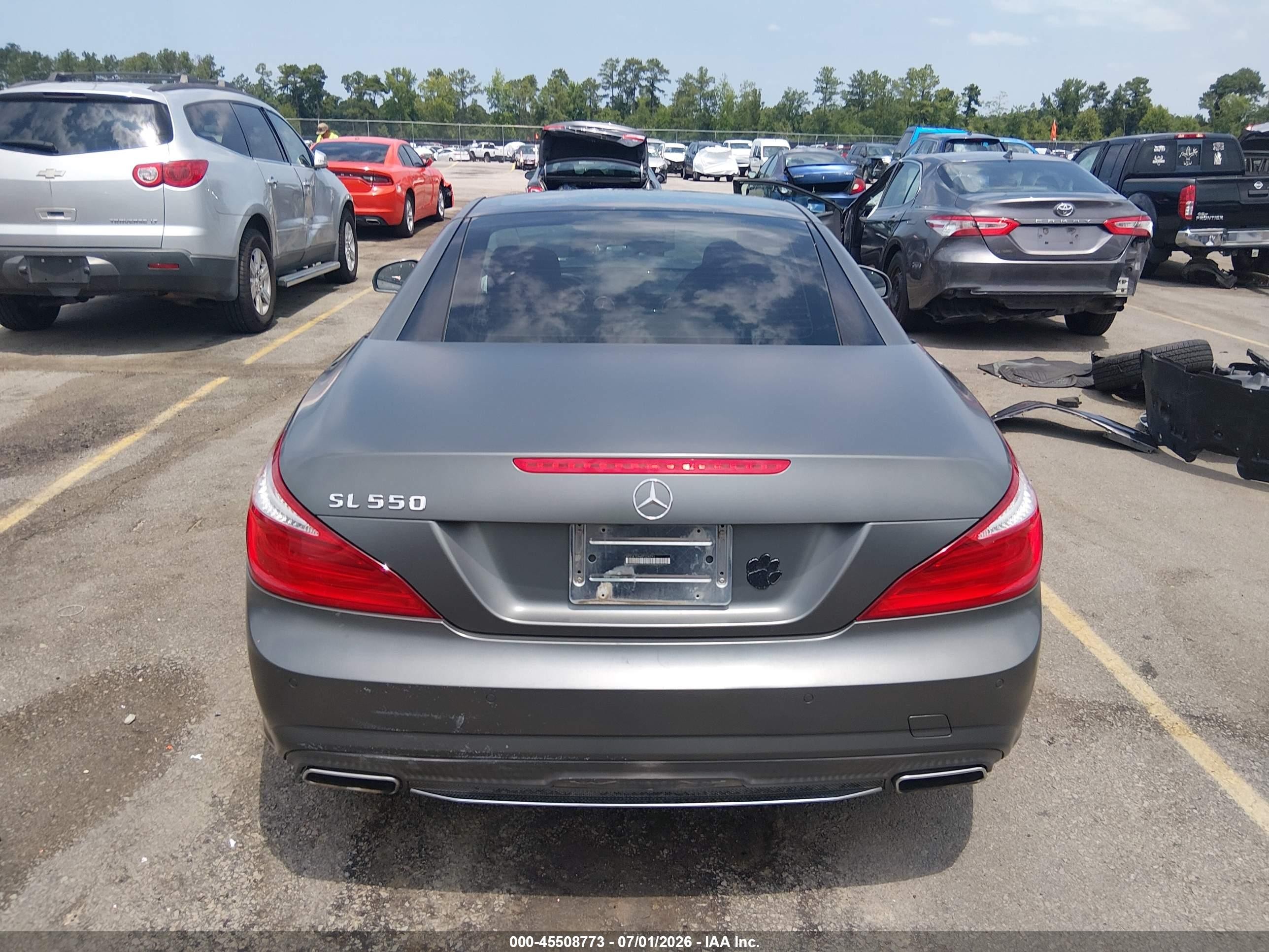 2014 Mercedes-benz Sl 550   Gray vin: WDDJK7DA6EF024291