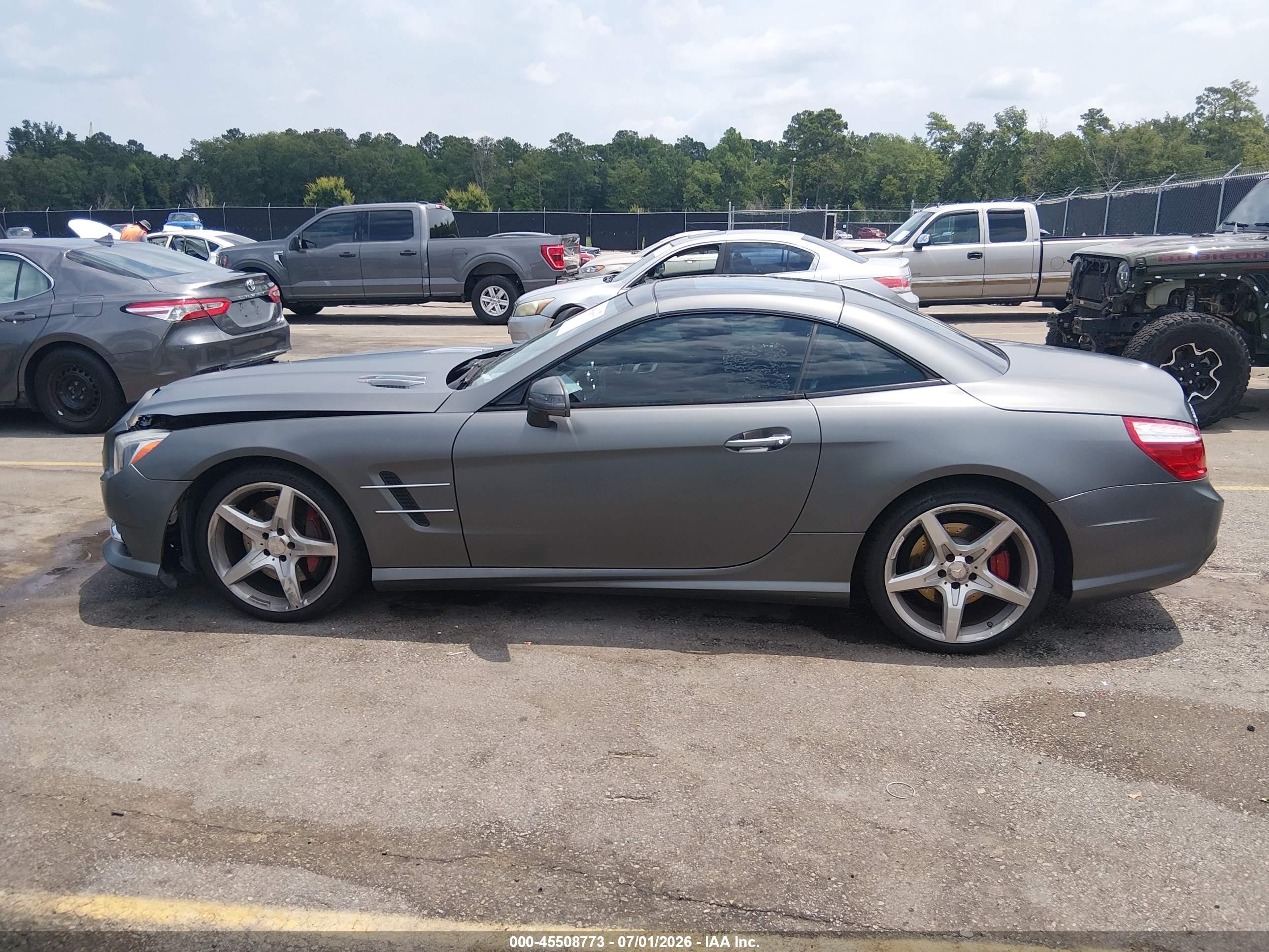 2014 Mercedes-benz Sl 550   Gray vin: WDDJK7DA6EF024291