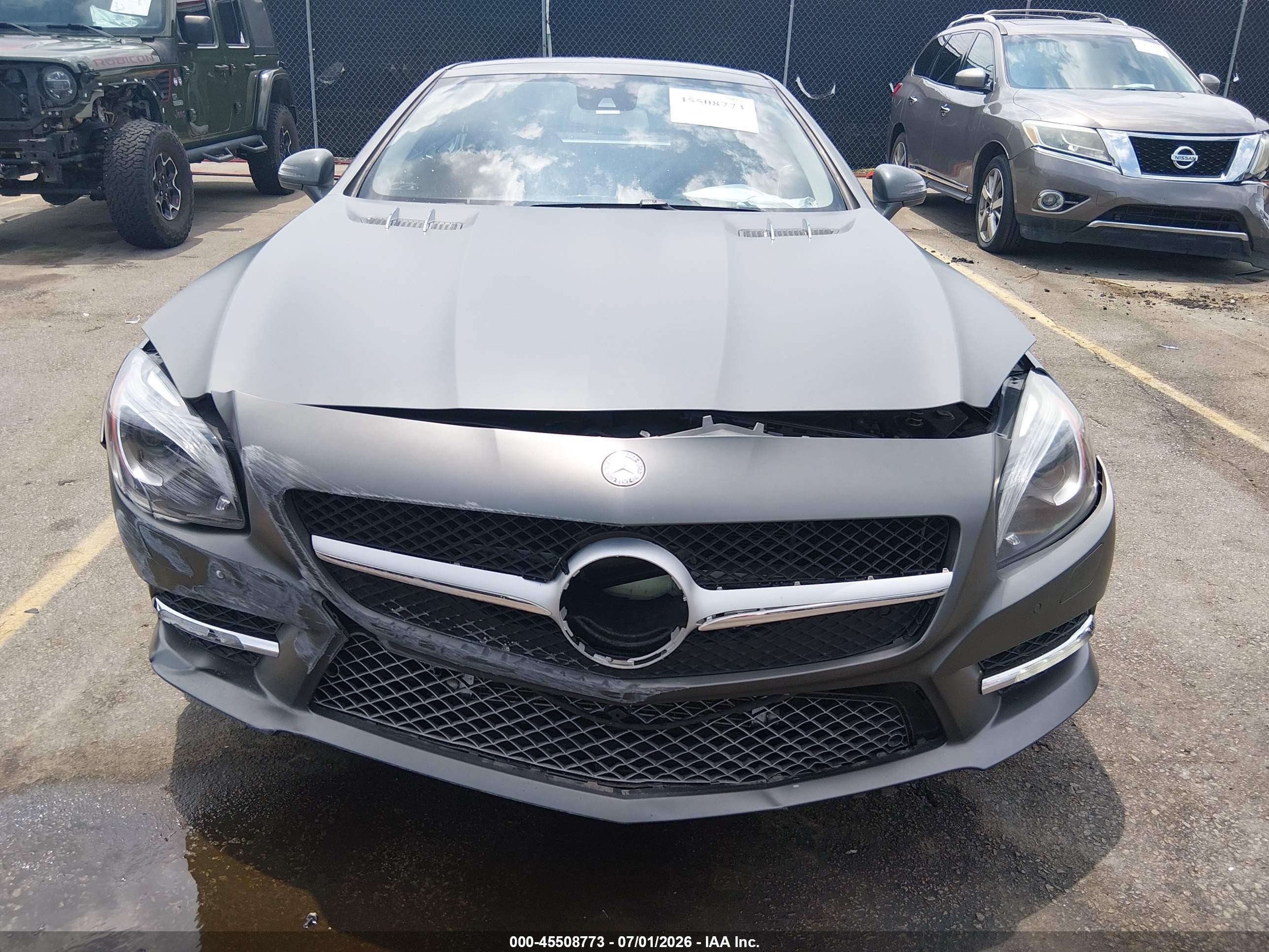 2014 Mercedes-benz Sl 550   Gray vin: WDDJK7DA6EF024291