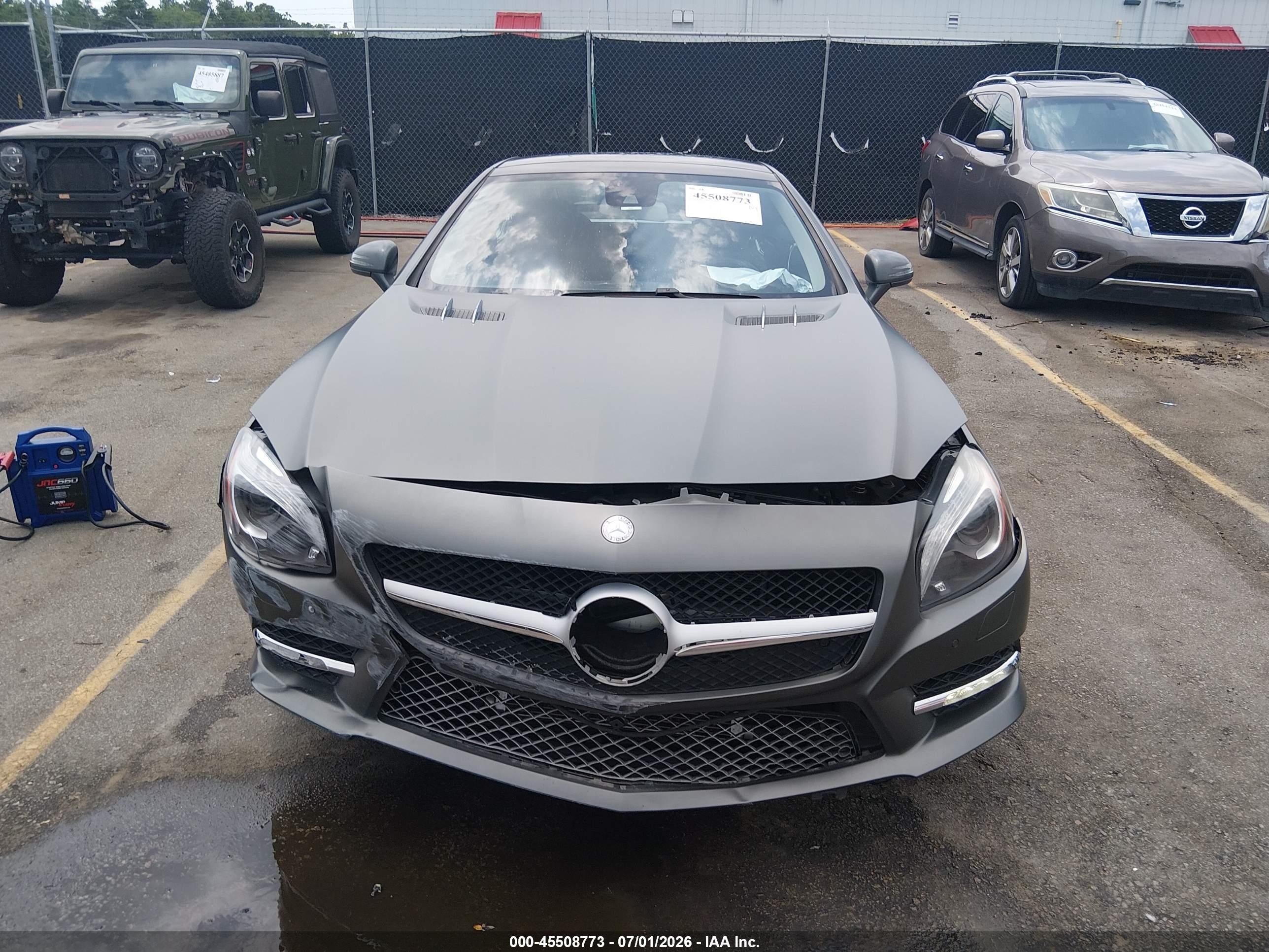 2014 Mercedes-benz Sl 550   Gray vin: WDDJK7DA6EF024291