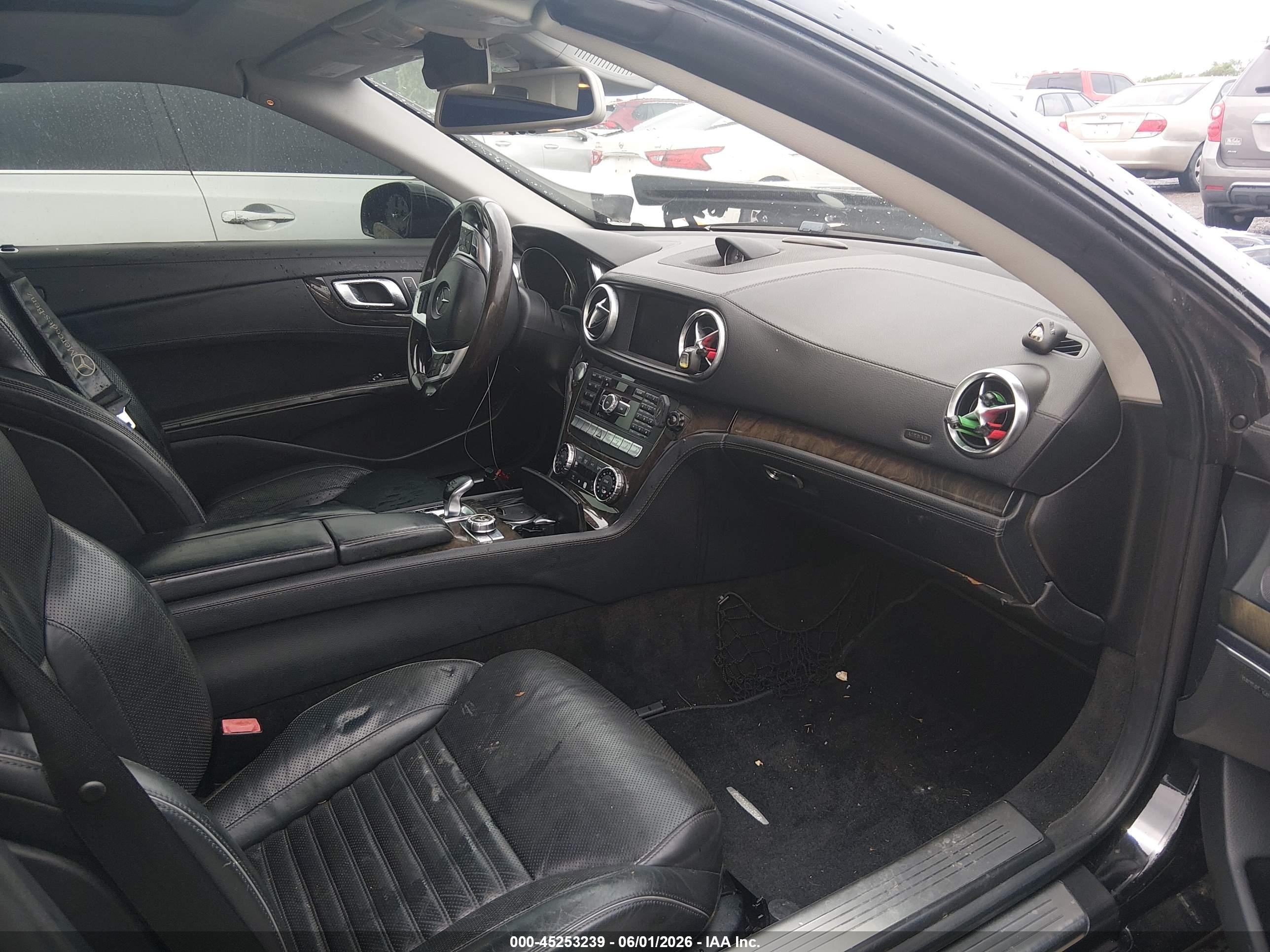 2013 Mercedes-benz Sl 550 Black vin: WDDJK7DA7DF012407