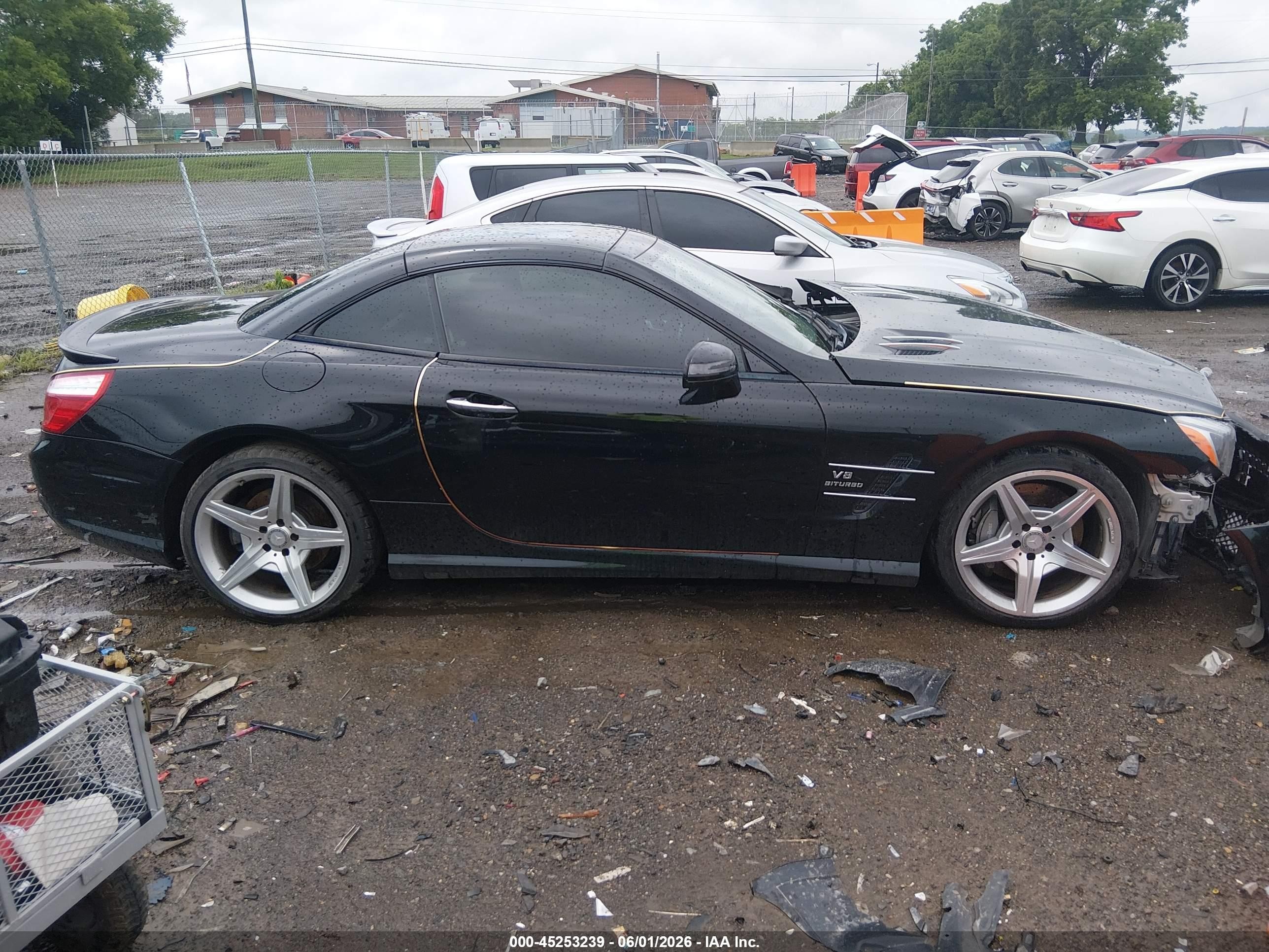 2013 Mercedes-benz Sl 550 Black vin: WDDJK7DA7DF012407