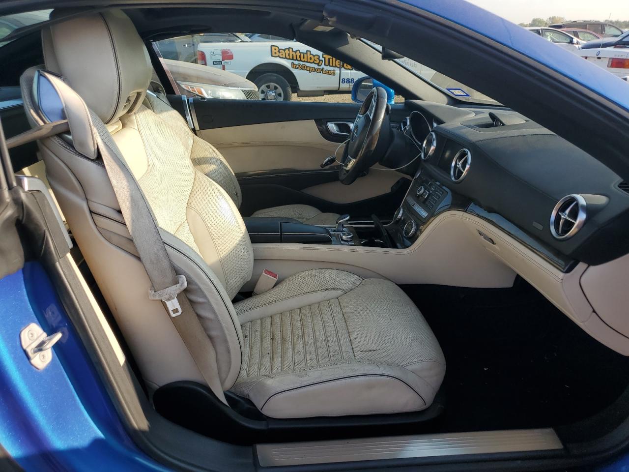 2014 Mercedes-benz Sl 550 Blue vin: WDDJK7DA7EF026387