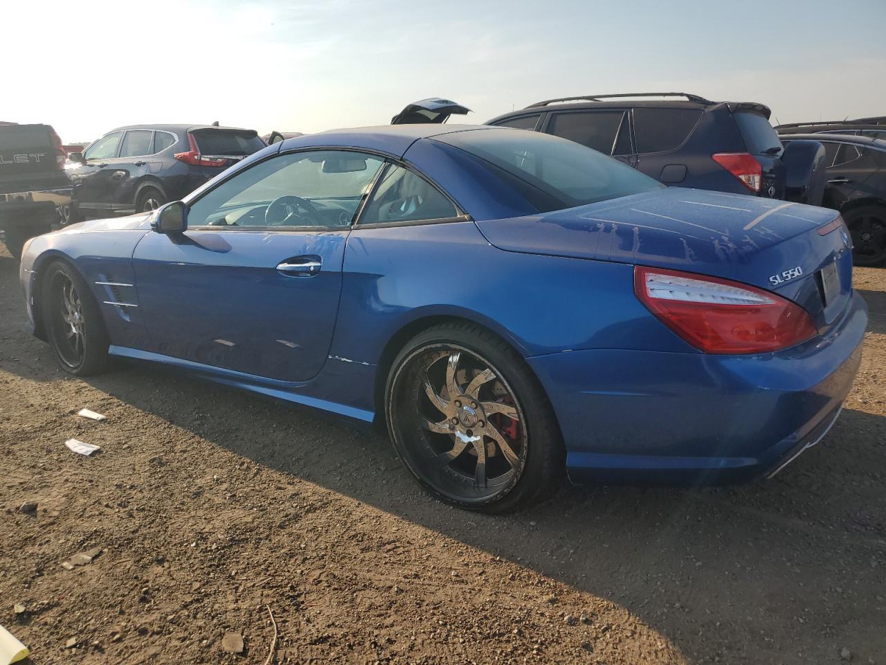 2014 Mercedes-benz Sl 550 Blue vin: WDDJK7DA7EF026387
