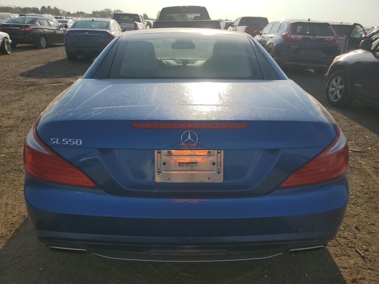 2014 Mercedes-benz Sl 550 Blue vin: WDDJK7DA7EF026387