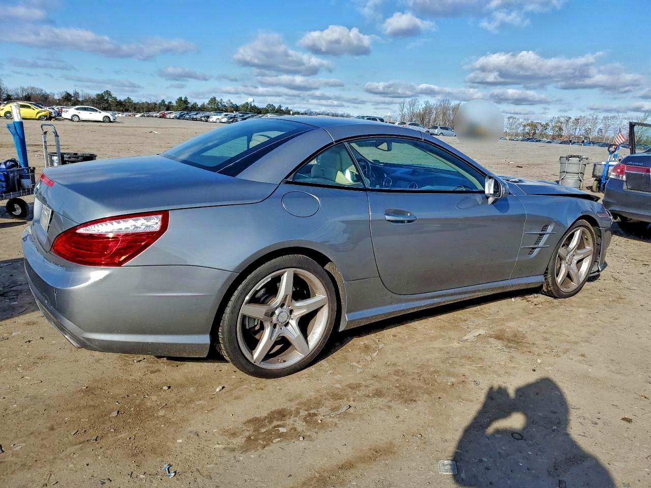 2014 Mercedes-benz Sl 550 Серый vin: WDDJK7DA7EF027202