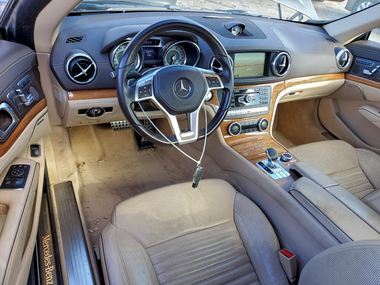 2014 Mercedes-benz Sl 550 Серый vin: WDDJK7DA7EF027202