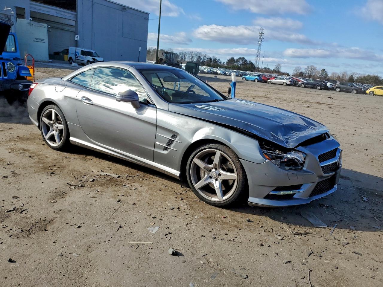 2014 Mercedes-benz Sl 550 Серый vin: WDDJK7DA7EF027202