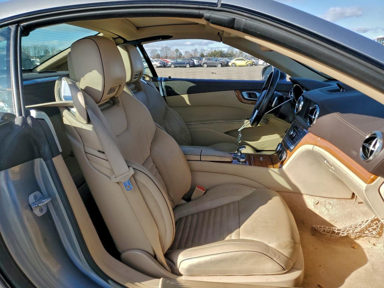 2014 Mercedes-benz Sl 550 Серый vin: WDDJK7DA7EF027202