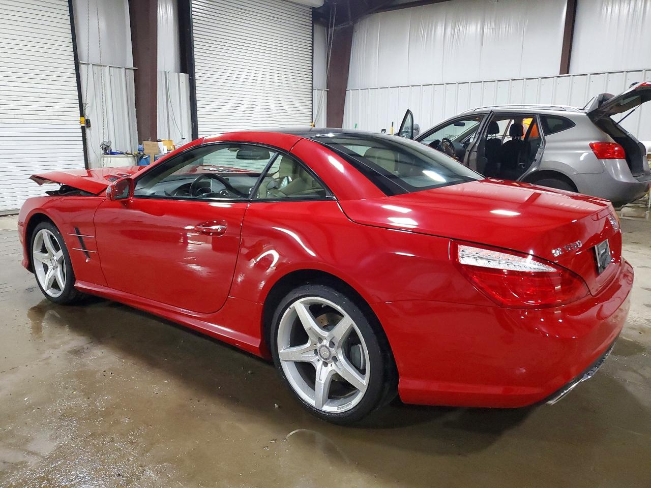2014 Mercedes-benz Sl 550 Red vin: WDDJK7DA7EF029743