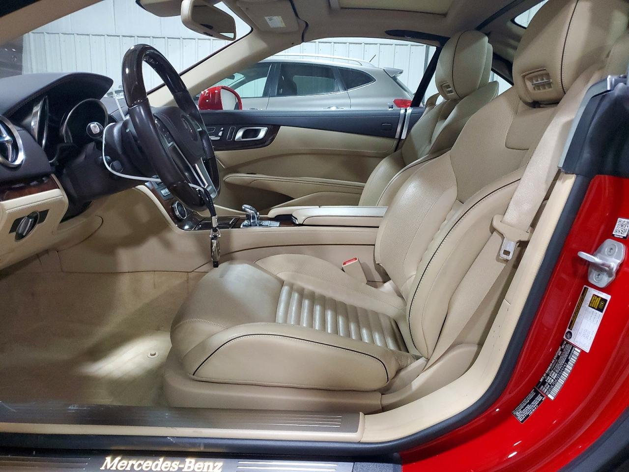 2014 Mercedes-benz Sl 550 Red vin: WDDJK7DA7EF029743