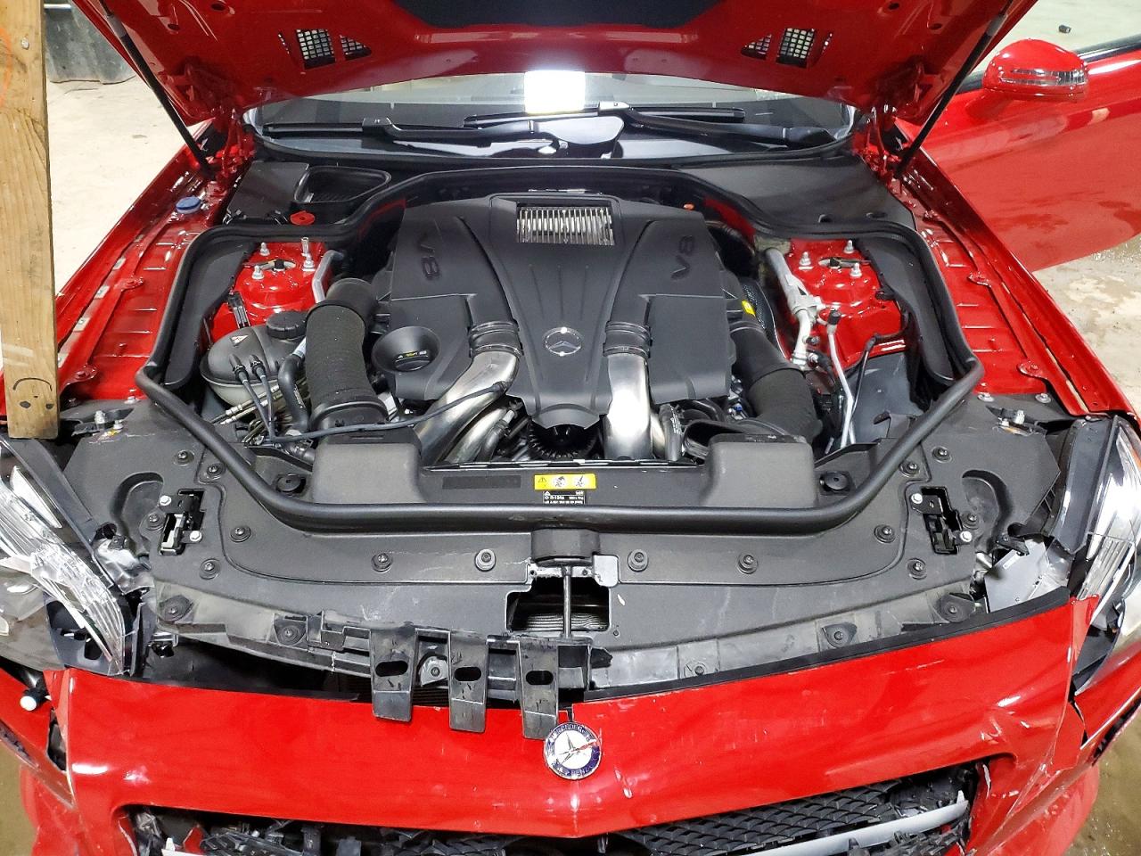 2014 Mercedes-benz Sl 550 Red vin: WDDJK7DA7EF029743
