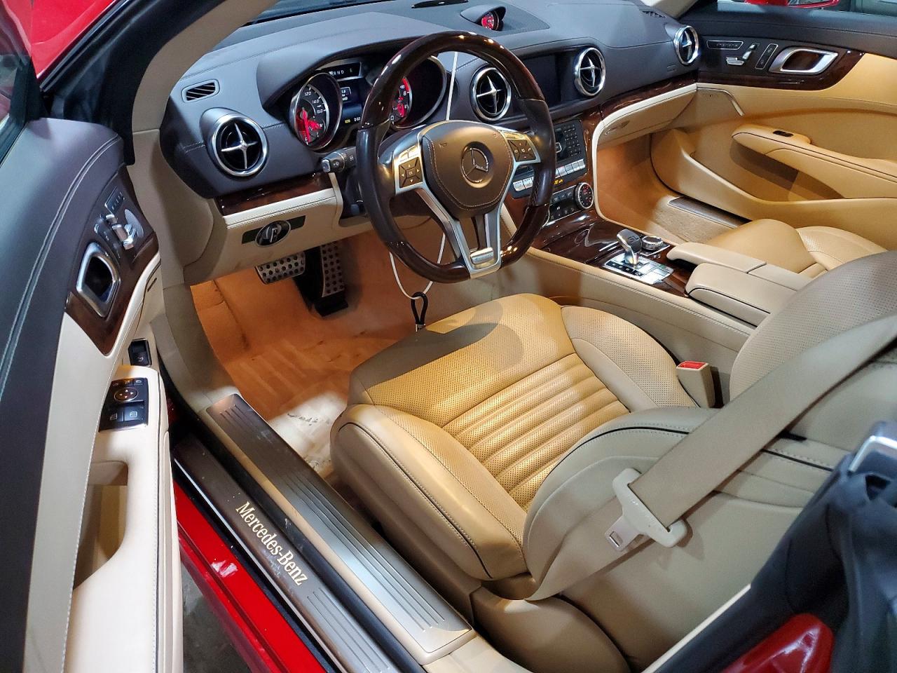 2014 Mercedes-benz Sl 550 Red vin: WDDJK7DA7EF029743