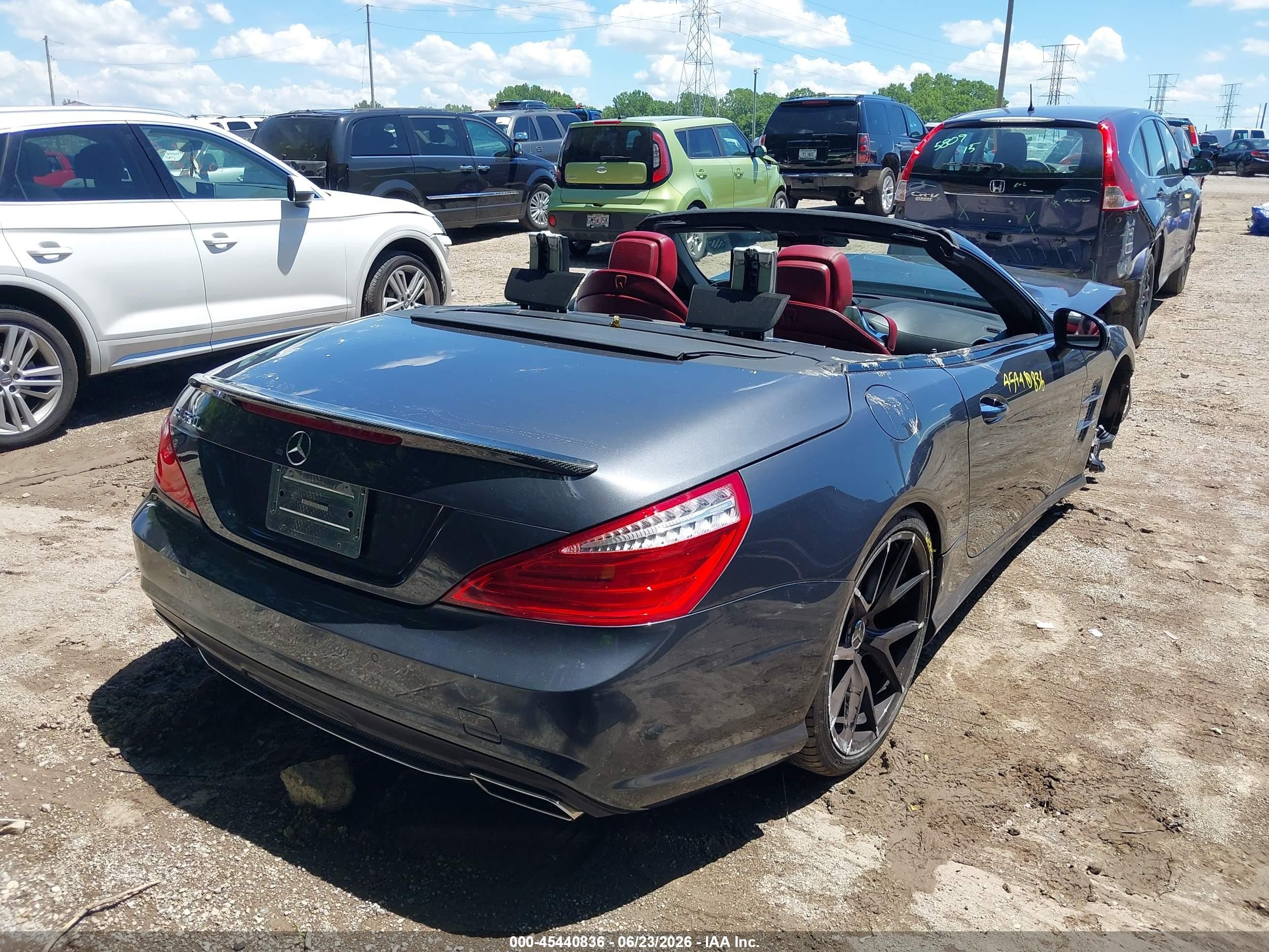2013 Mercedes-benz Sl 550   Gray vin: WDDJK7DA8DF001271