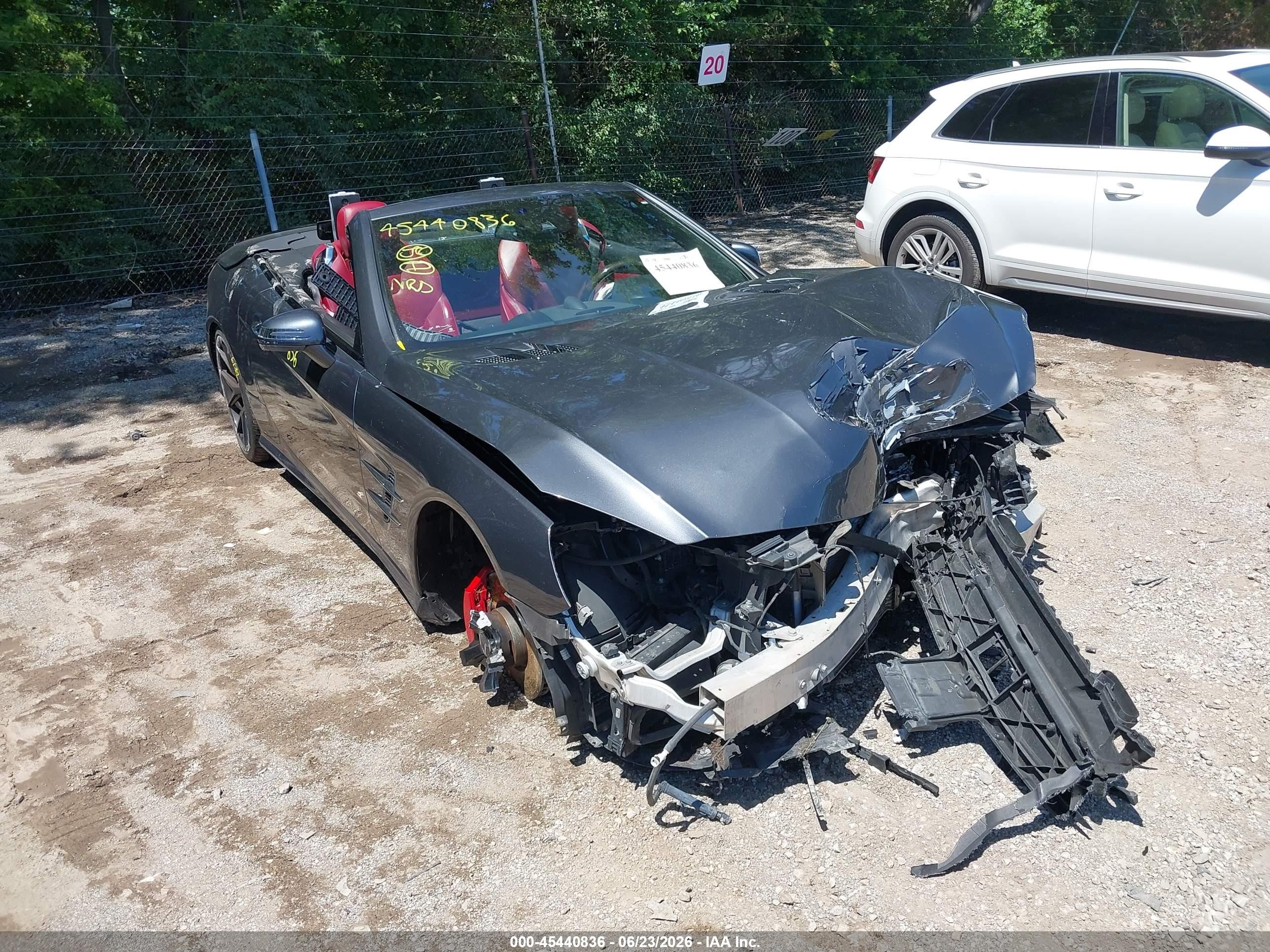 2013 Mercedes-benz Sl 550   Gray vin: WDDJK7DA8DF001271