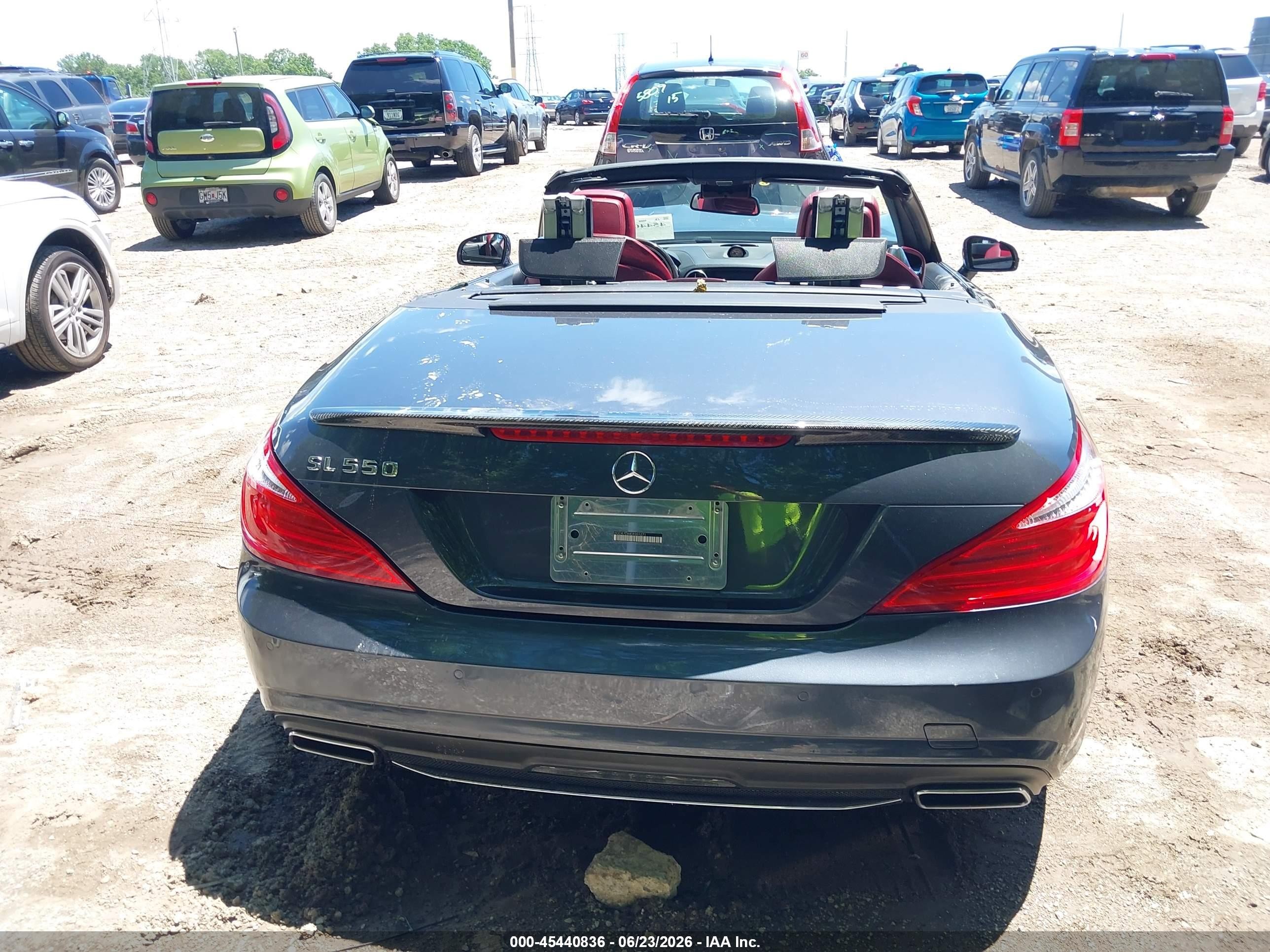2013 Mercedes-benz Sl 550   Gray vin: WDDJK7DA8DF001271