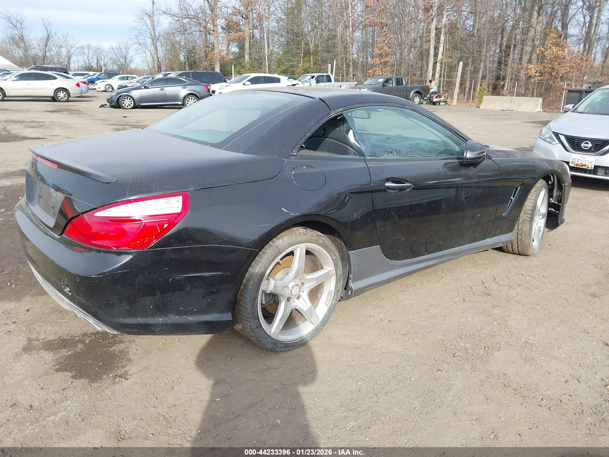 2014 Mercedes-benz Sl 550   Black vin: WDDJK7DA8EF023952