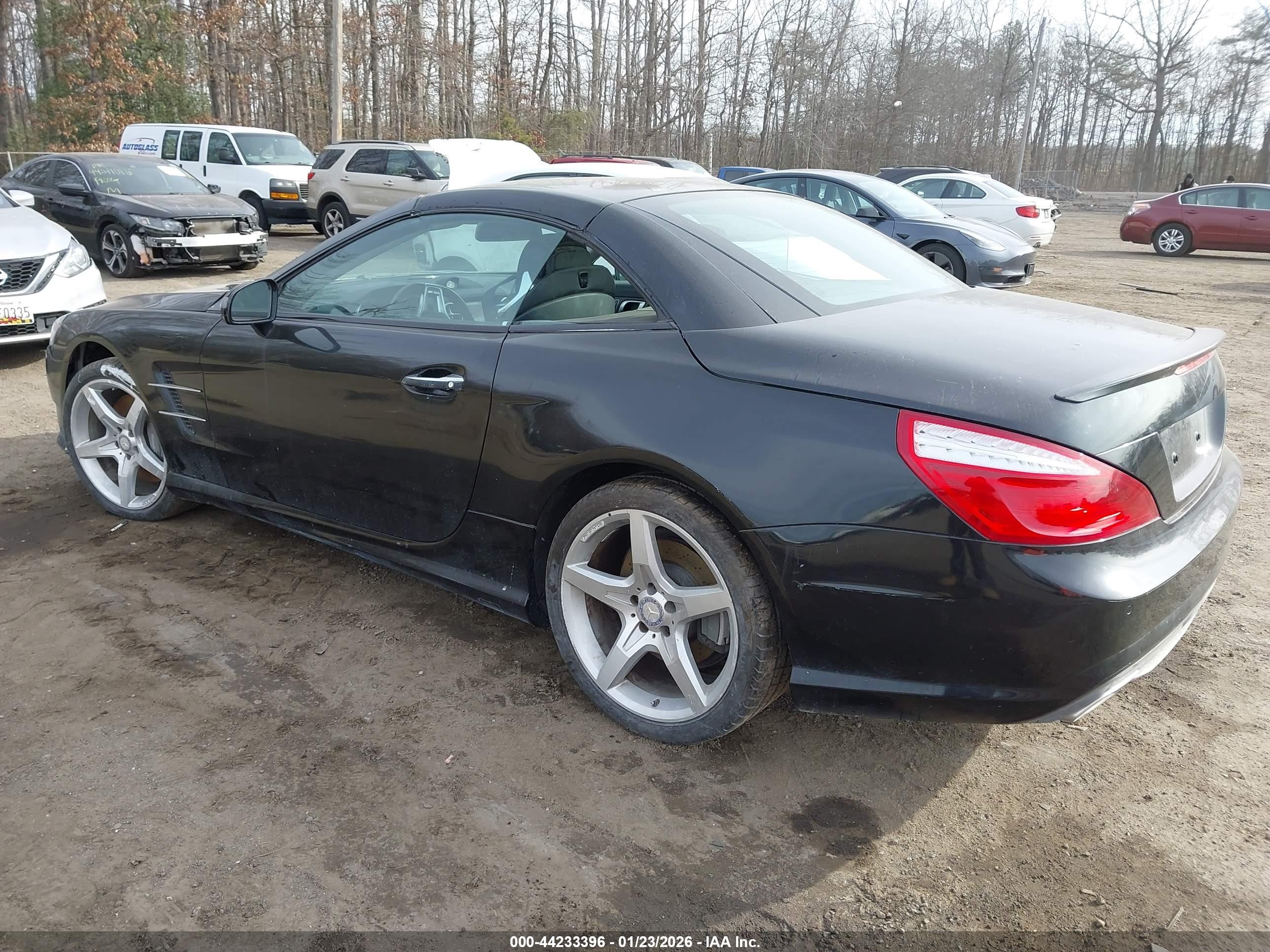 2014 Mercedes-benz Sl 550   Black vin: WDDJK7DA8EF023952