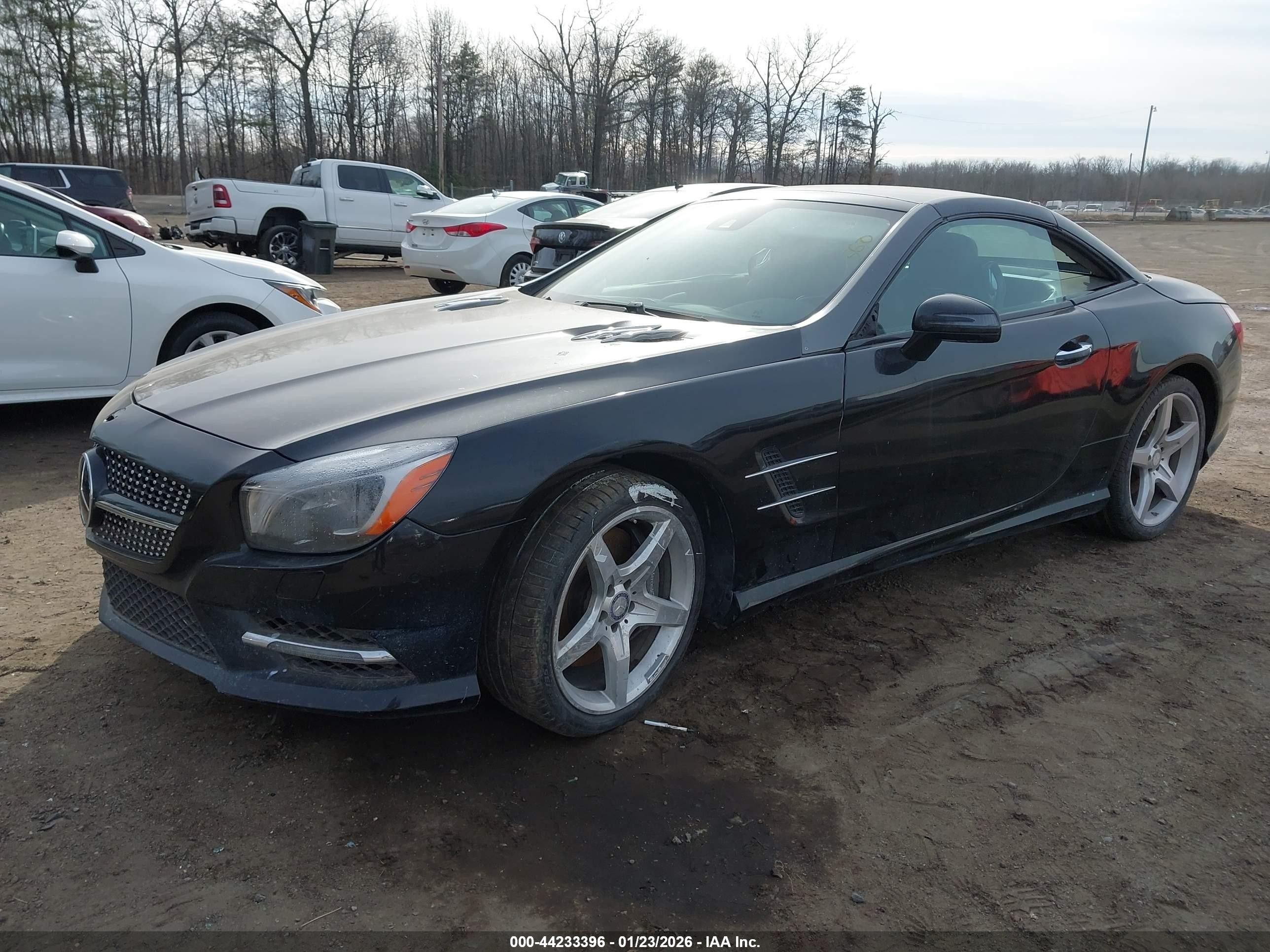 2014 Mercedes-benz Sl 550   Black vin: WDDJK7DA8EF023952