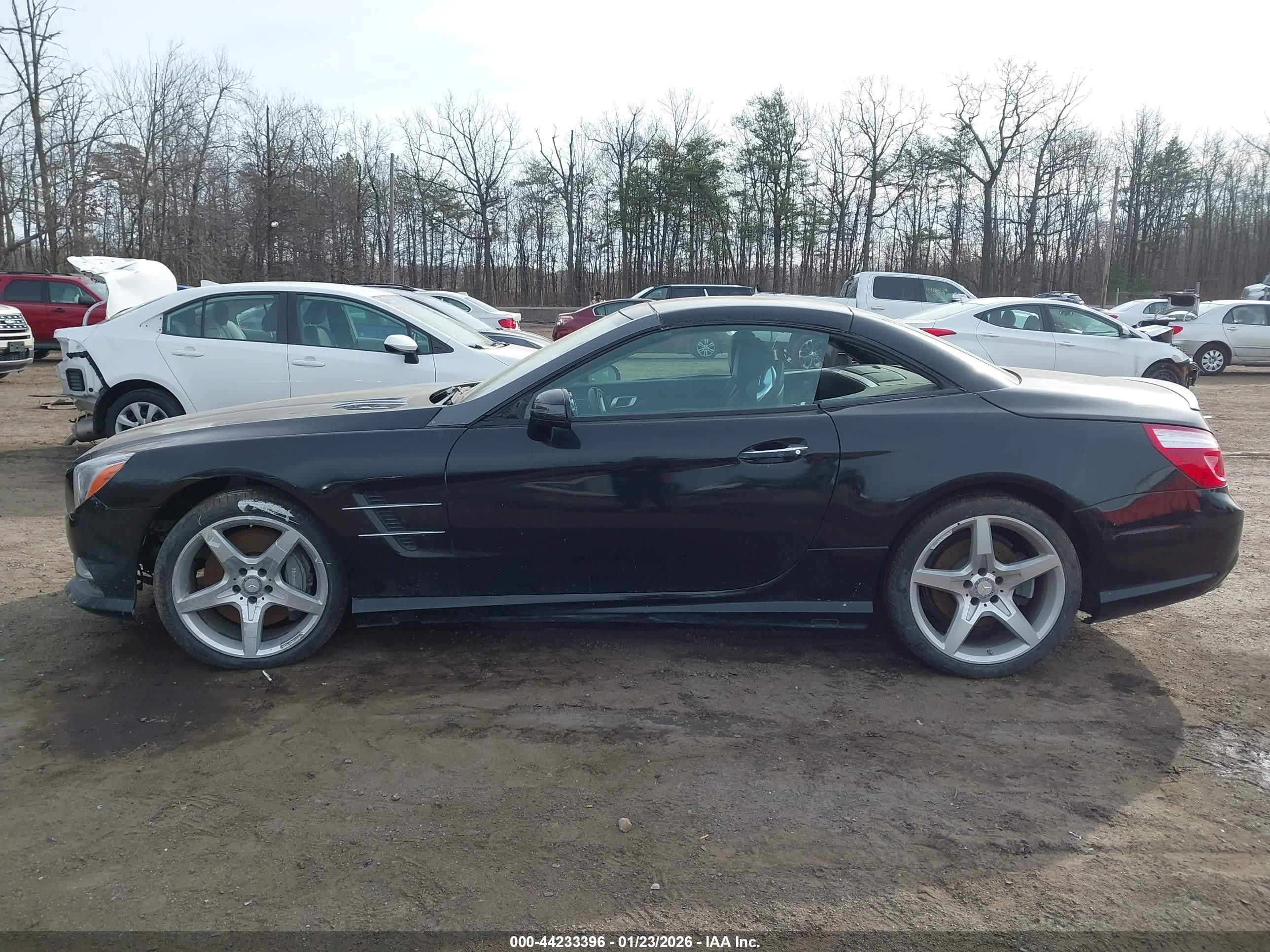 2014 Mercedes-benz Sl 550   Black vin: WDDJK7DA8EF023952