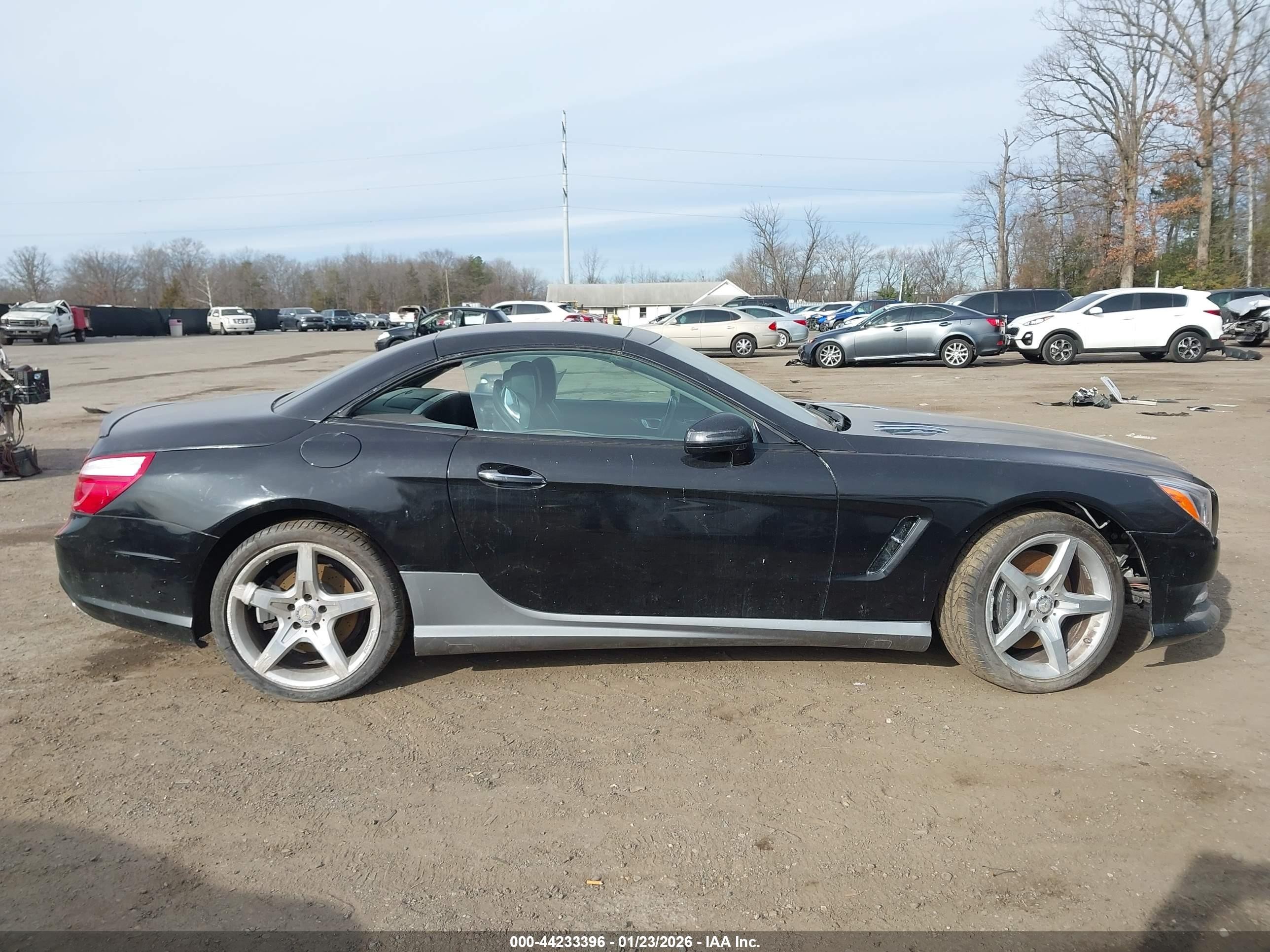 2014 Mercedes-benz Sl 550   Black vin: WDDJK7DA8EF023952