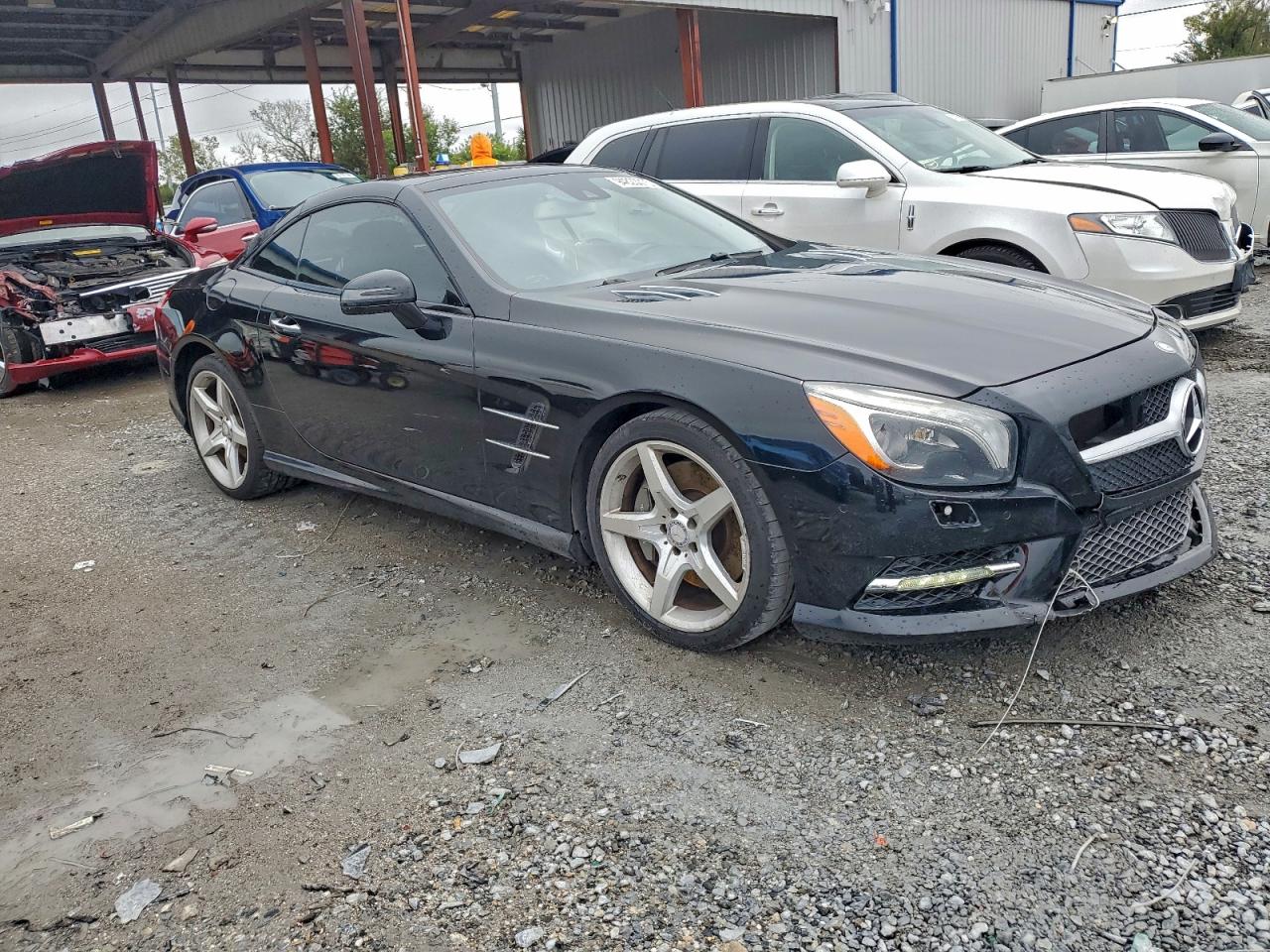 2014 Mercedes-benz Sl 550 Black vin: WDDJK7DA8EF025152