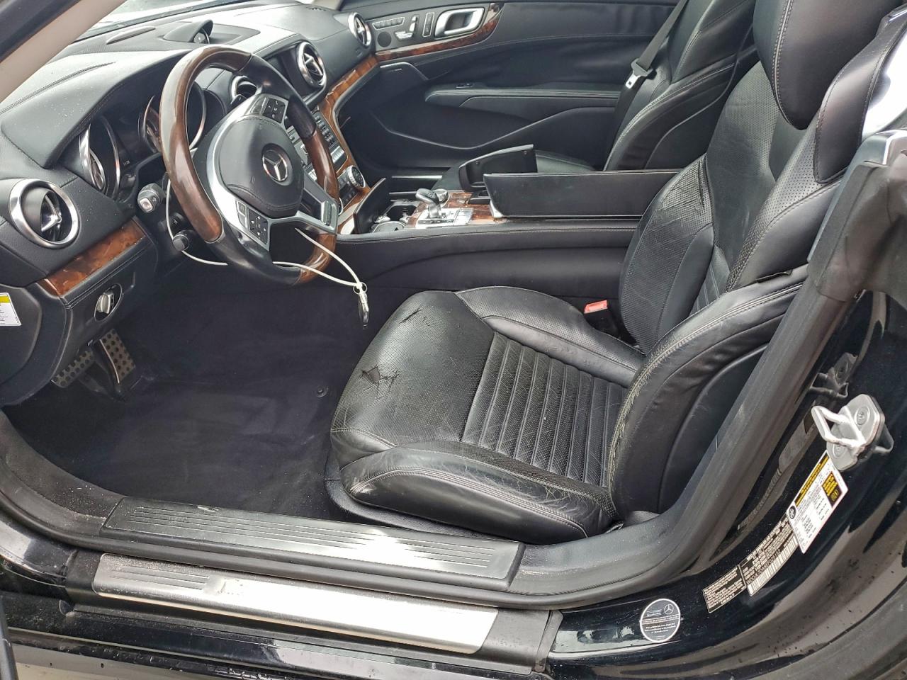 2014 Mercedes-benz Sl 550 Black vin: WDDJK7DA8EF025152