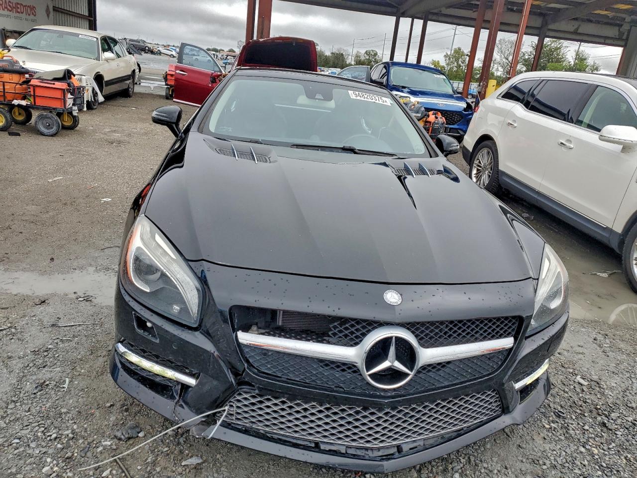 2014 Mercedes-benz Sl 550 Black vin: WDDJK7DA8EF025152