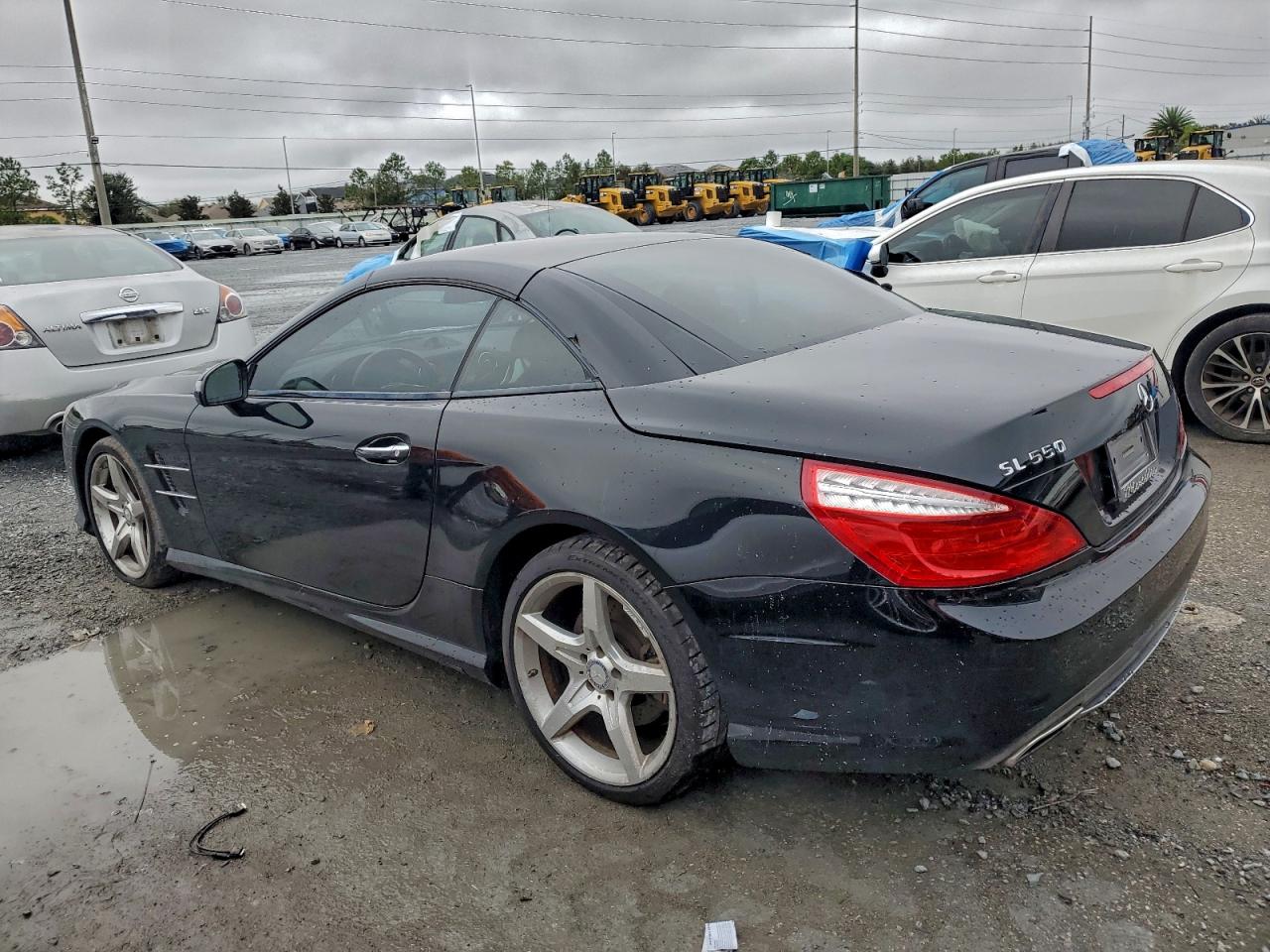 2014 Mercedes-benz Sl 550 Black vin: WDDJK7DA8EF025152