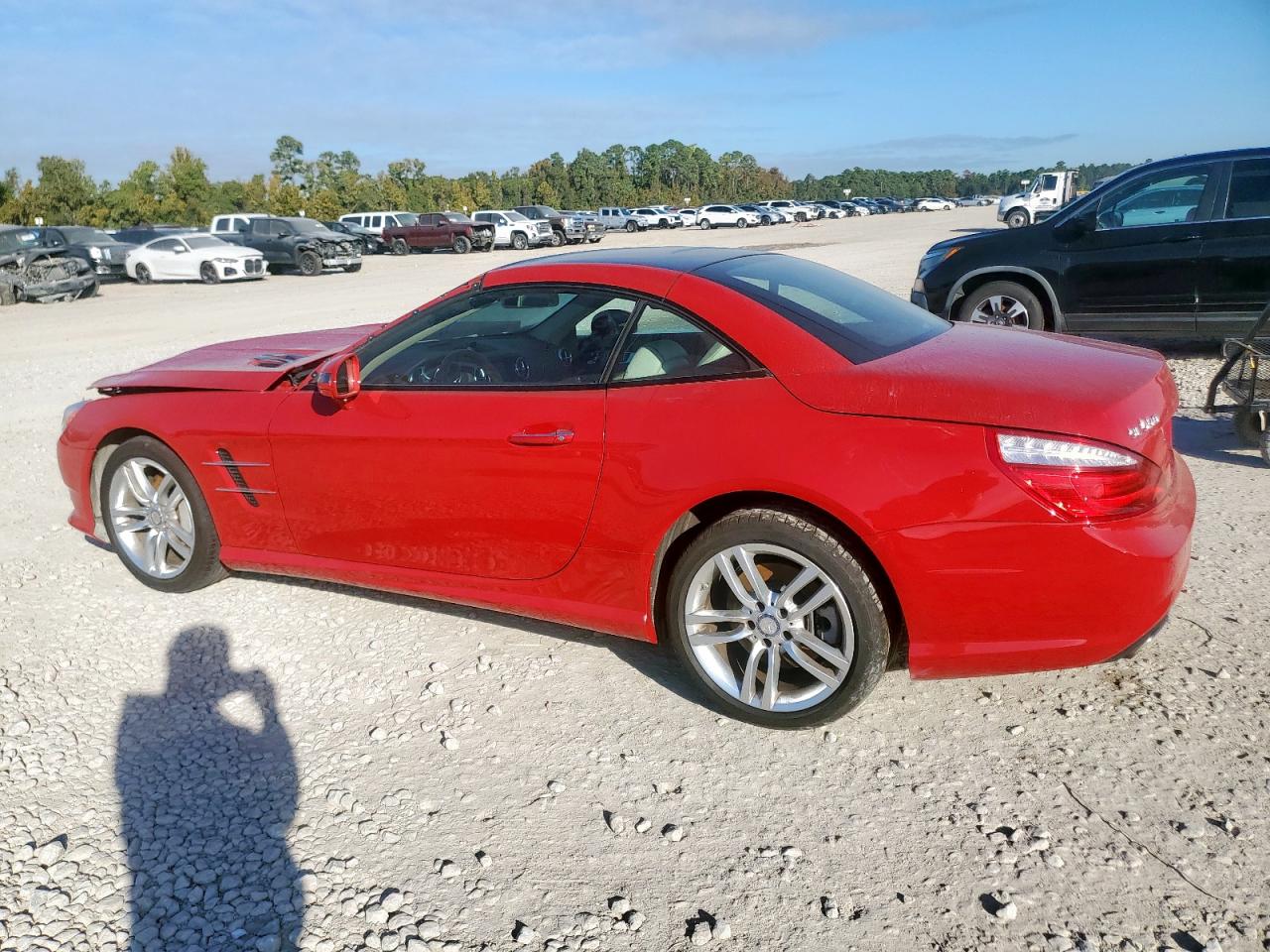 2014 Mercedes-benz Sl 550 Красный vin: WDDJK7DA8EF029377
