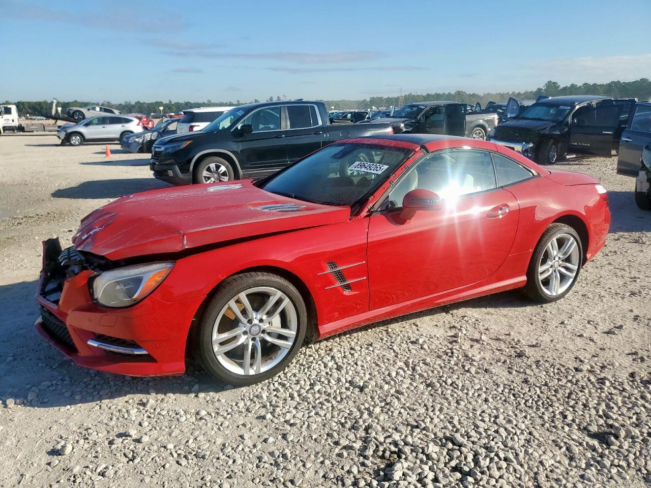 2014 Mercedes-benz Sl 550 Красный vin: WDDJK7DA8EF029377