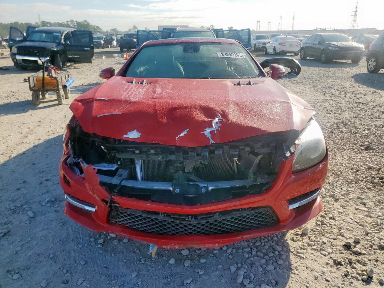 2014 Mercedes-benz Sl 550 Красный vin: WDDJK7DA8EF029377