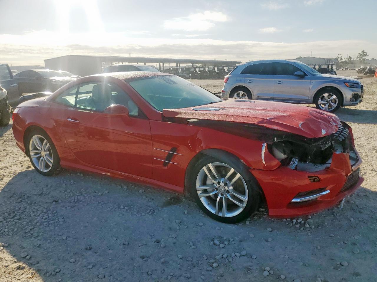 2014 Mercedes-benz Sl 550 Красный vin: WDDJK7DA8EF029377