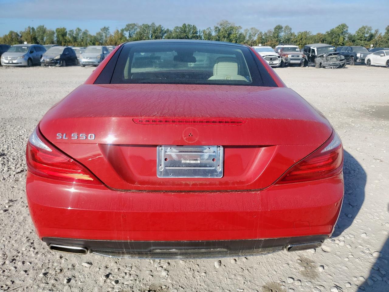 2014 Mercedes-benz Sl 550 Красный vin: WDDJK7DA8EF029377