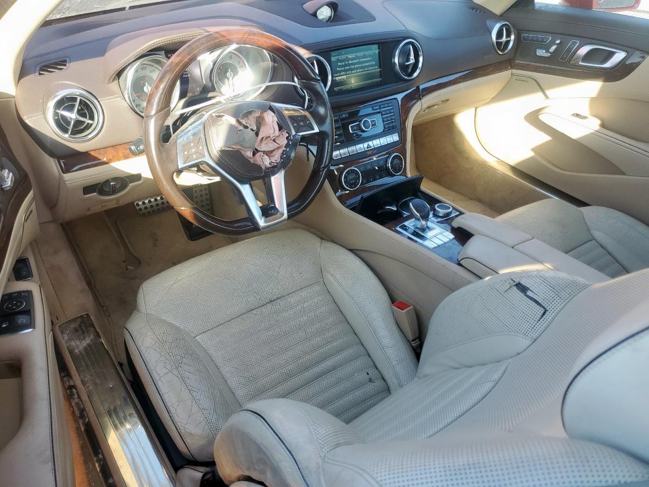 2014 Mercedes-benz Sl 550 Красный vin: WDDJK7DA8EF029377